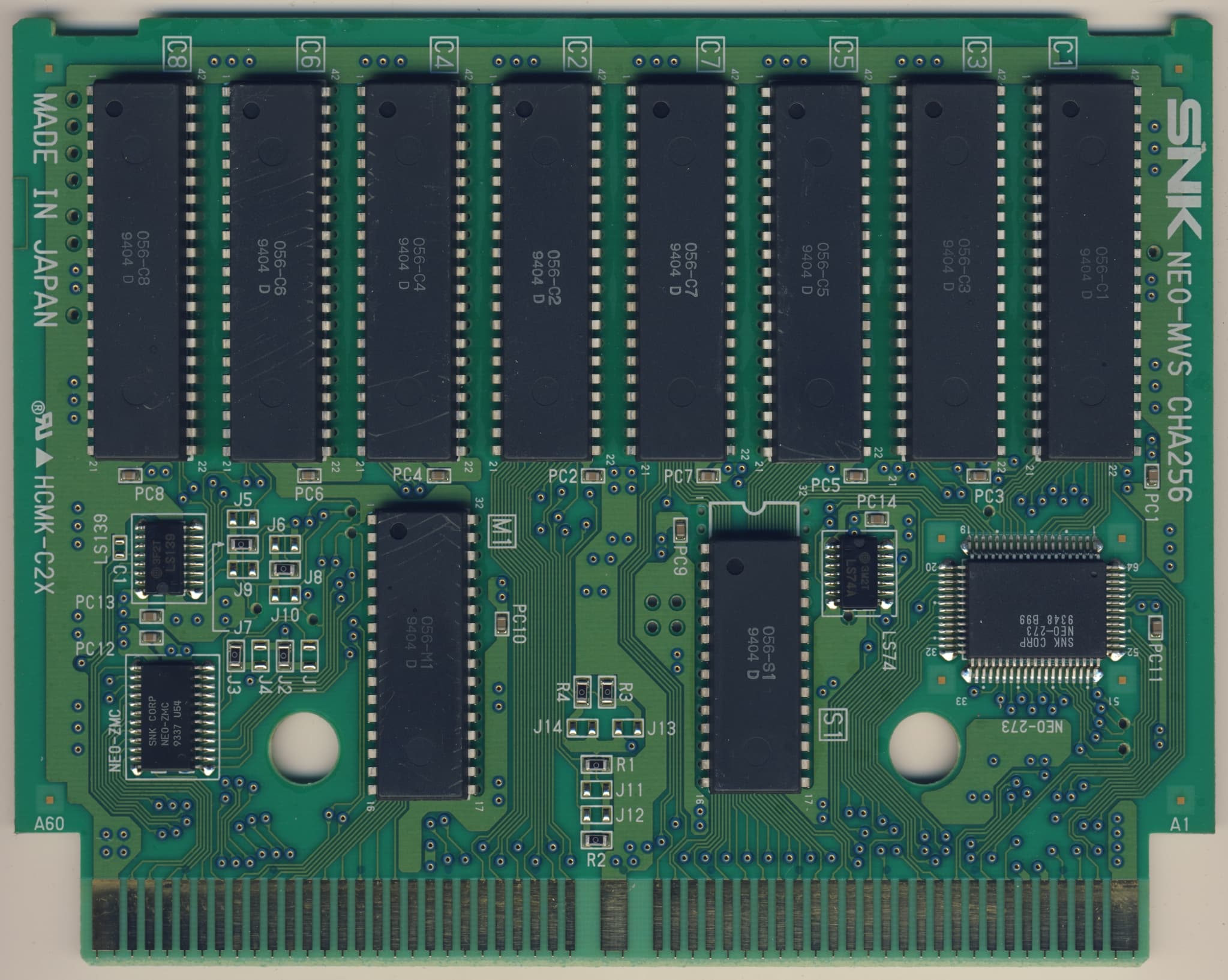 Art of Fighting 2 — official PCB back