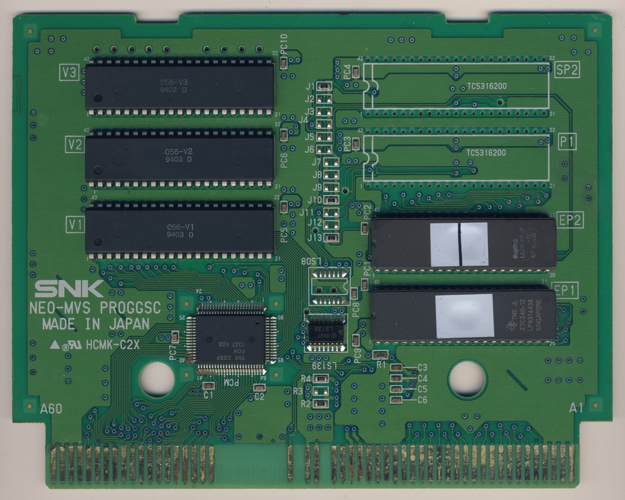 Art of Fighting 2 — official PCB back