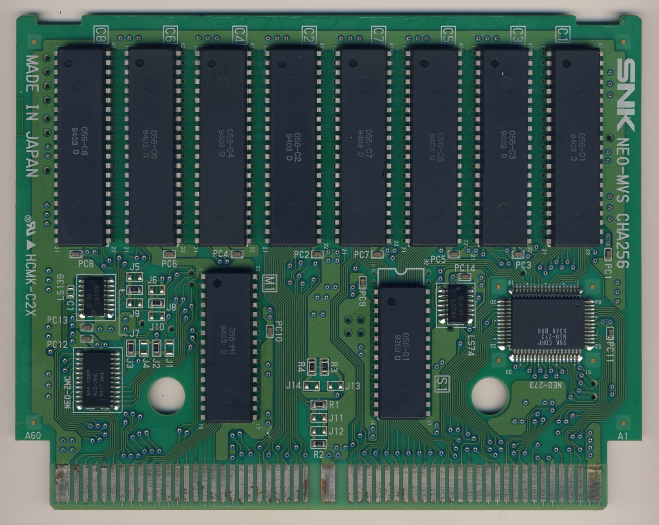 Art of Fighting 2 — official PCB back