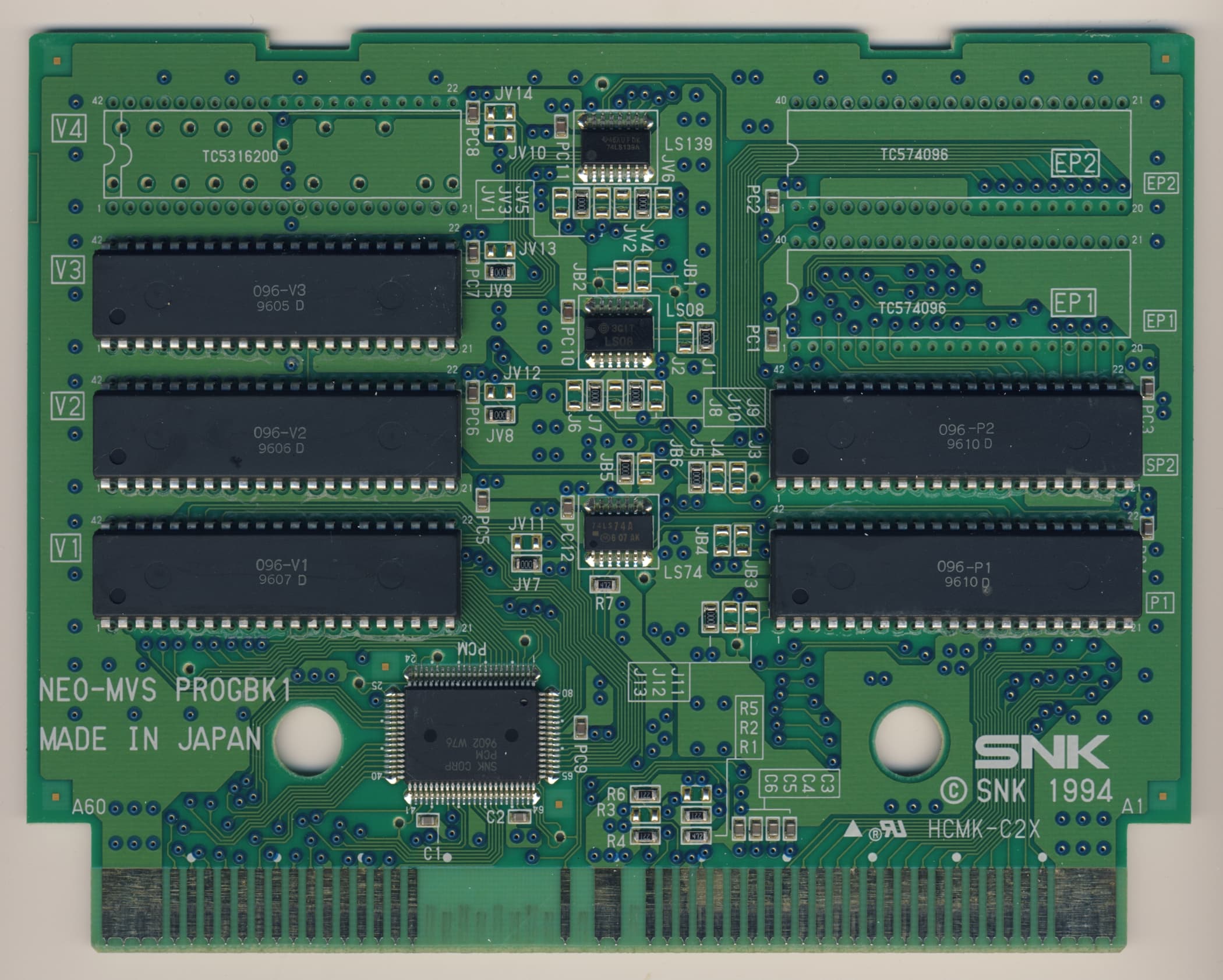 Art of Fighting 3 — official PCB back