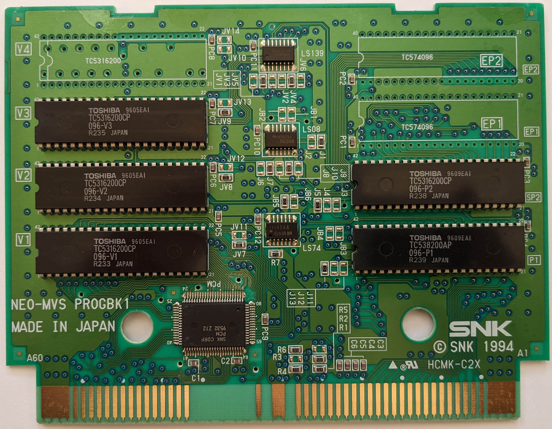 Art of Fighting 3 — official PCB back