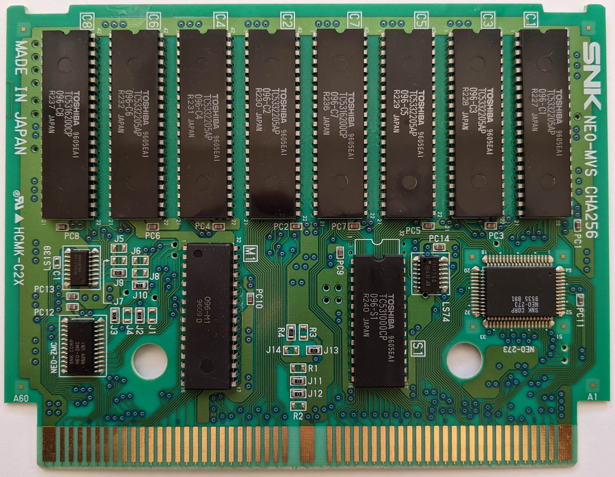 Art of Fighting 3 — official PCB back