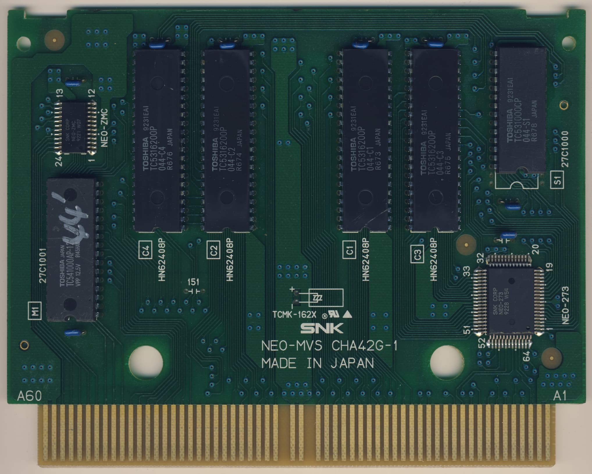 Art of Fighting — official PCB back
