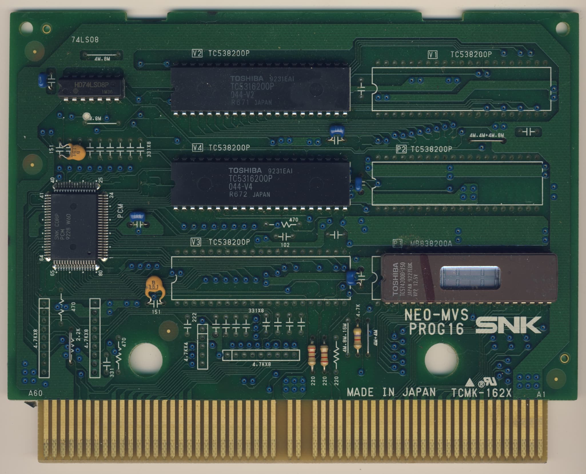 Art of Fighting — official PCB back