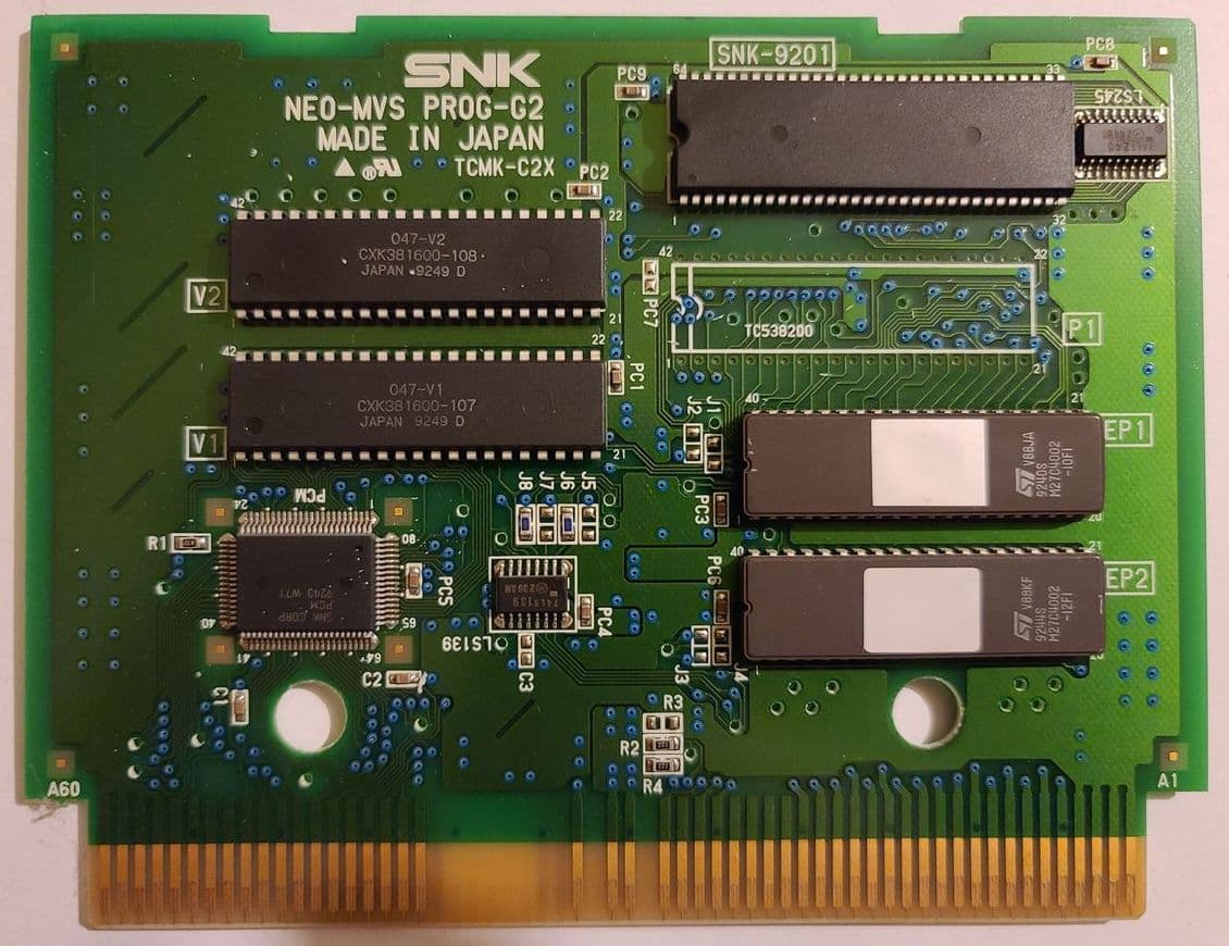 Fatal Fury 2 — official PCB back