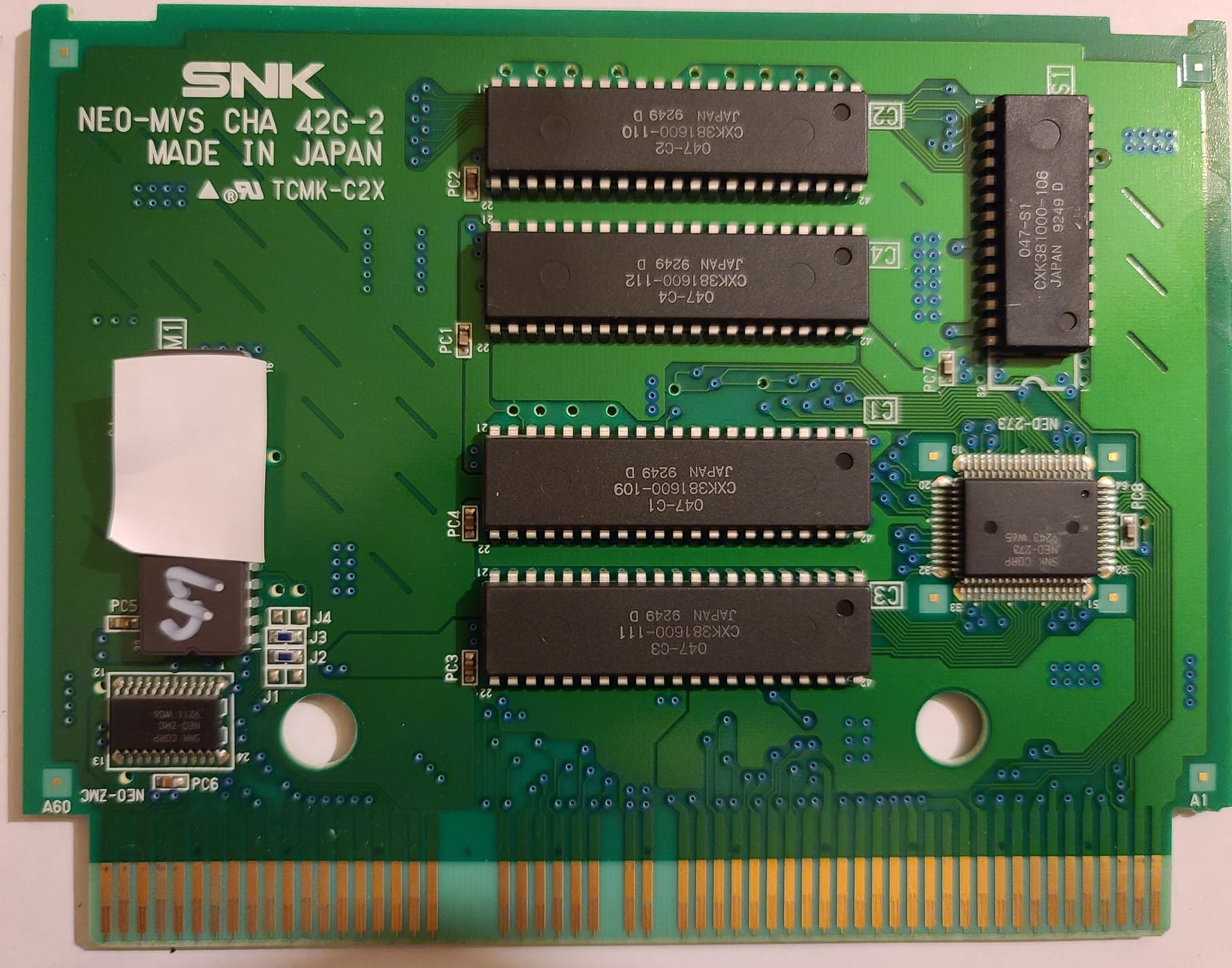 Fatal Fury 2 — official PCB back