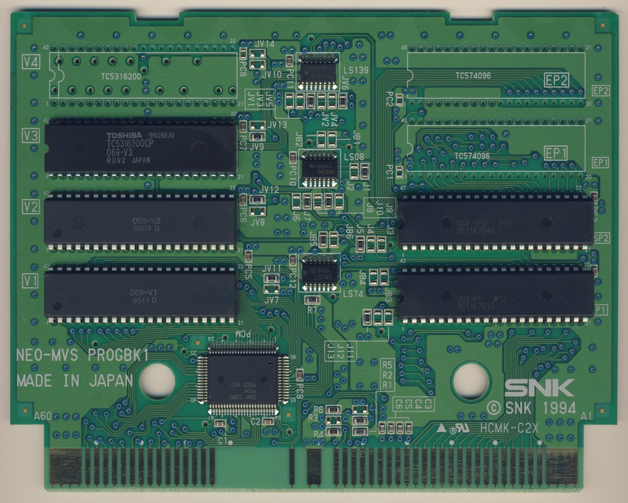 Fatal Fury 3 — official PCB front