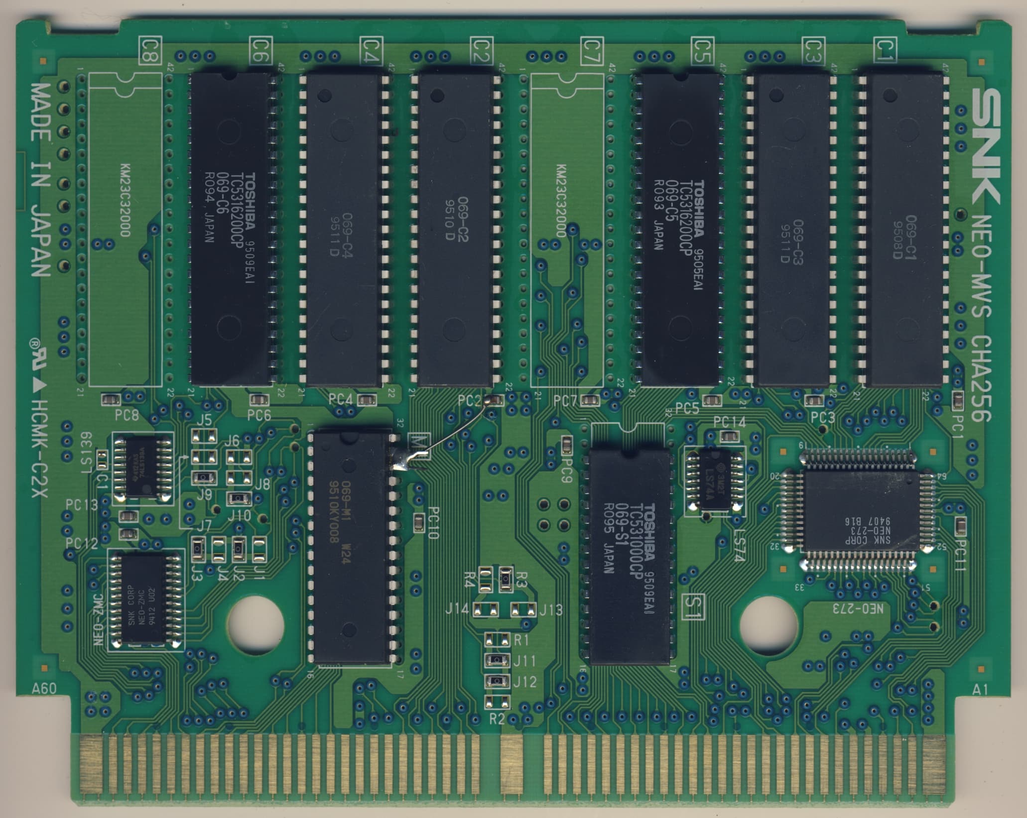 Fatal Fury 3 — official PCB back