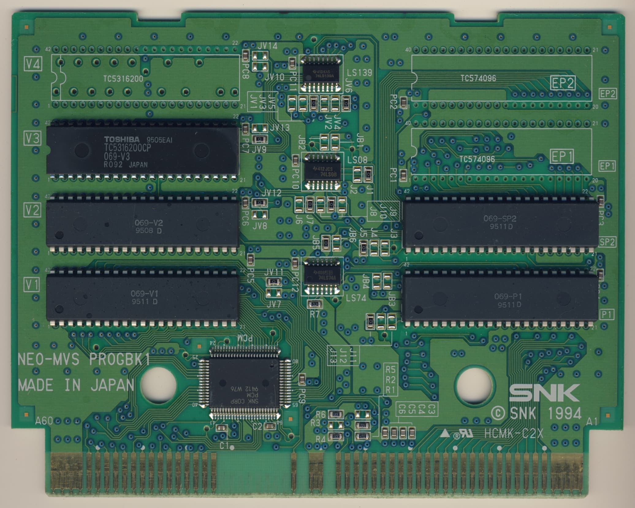 Fatal Fury 3 — official PCB back