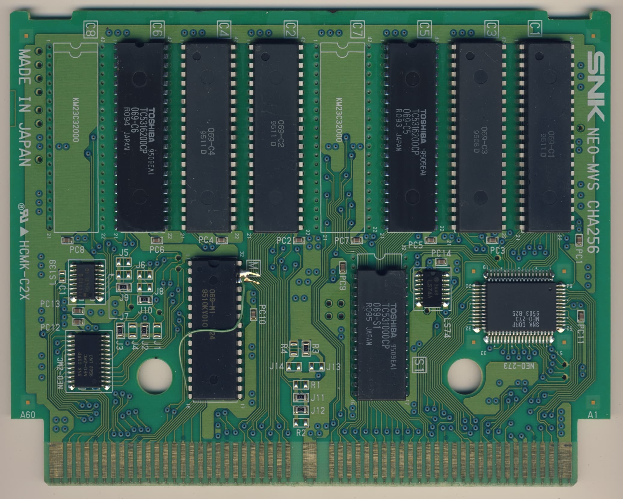 Fatal Fury 3 — official PCB back