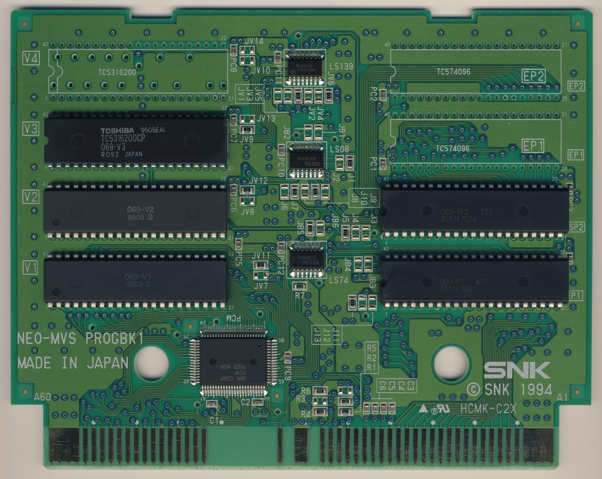 Fatal Fury 3 — official PCB back