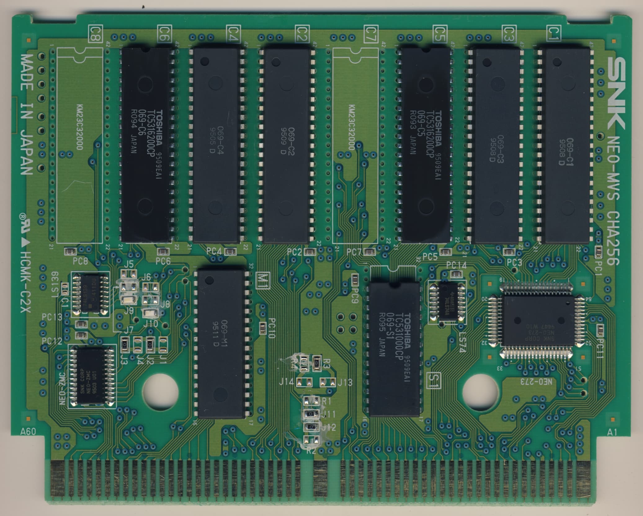 Fatal Fury 3 — official PCB back