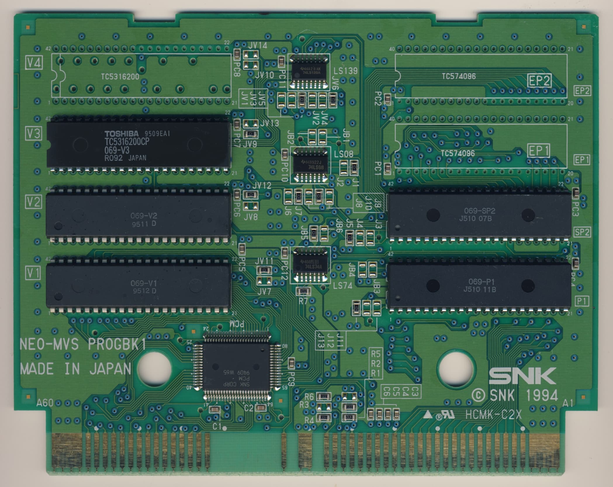 Fatal Fury 3 — official PCB back
