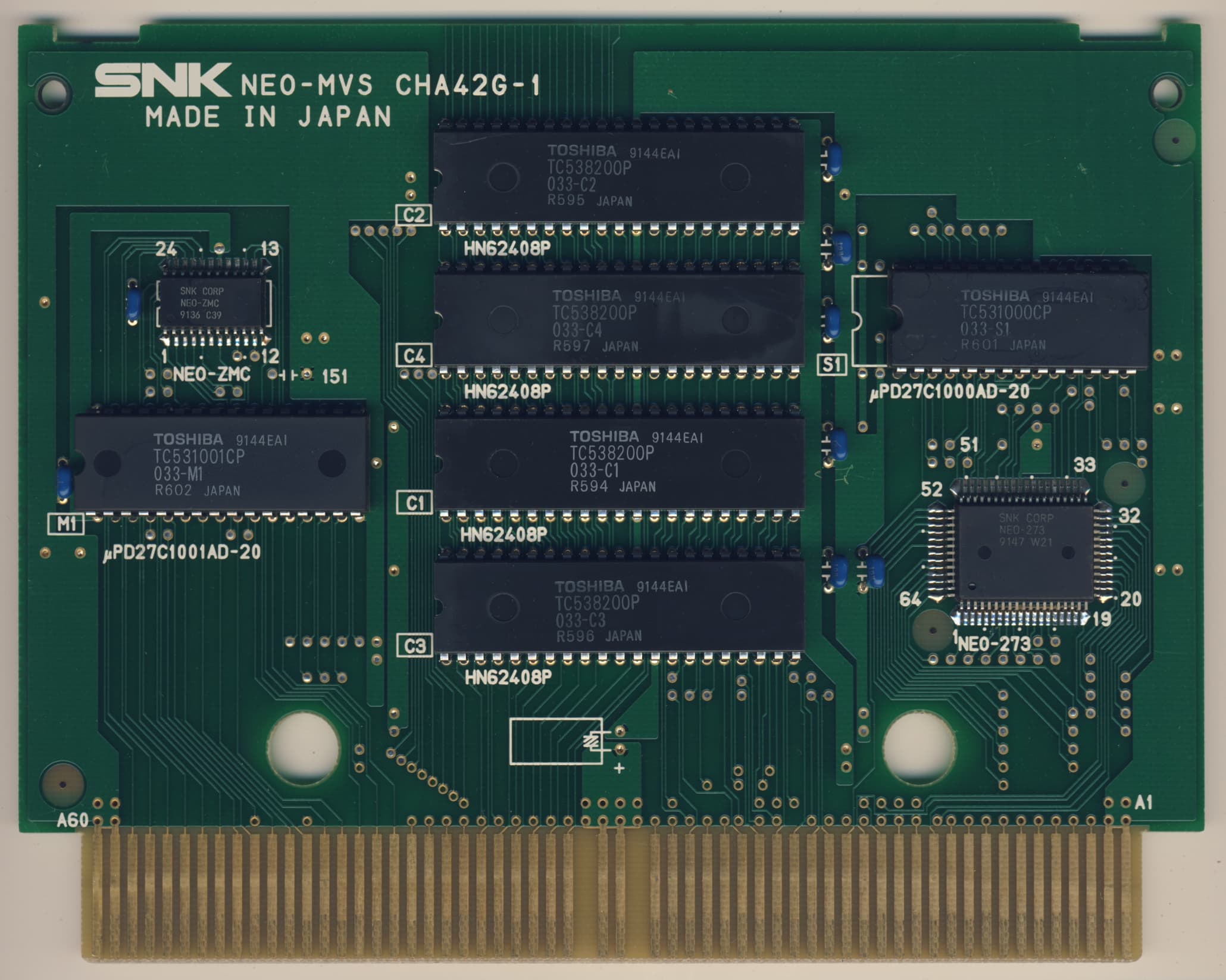 Fatal Fury — official PCB back