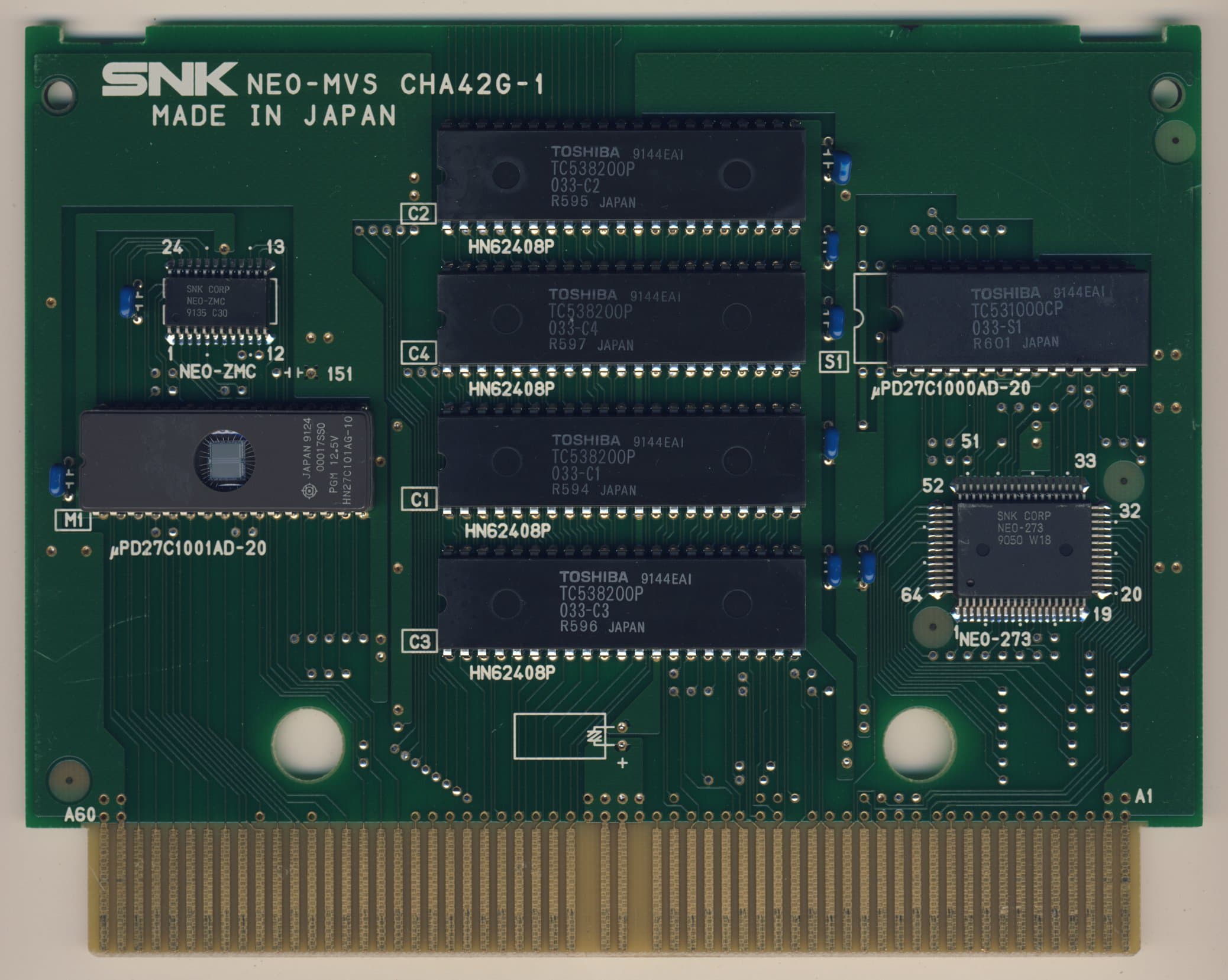 Fatal Fury — official PCB back