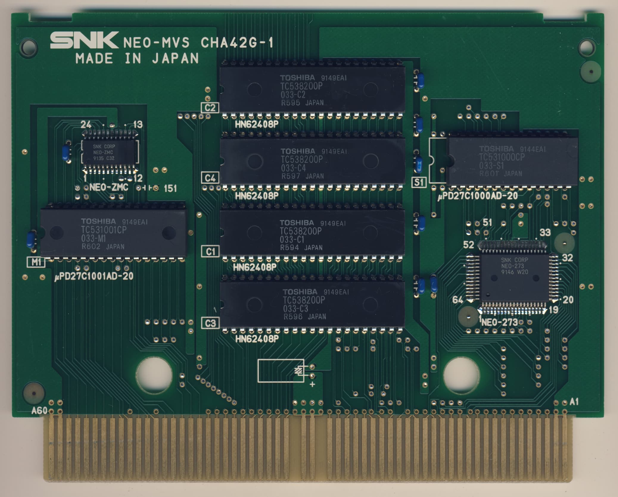 Fatal Fury — official PCB back