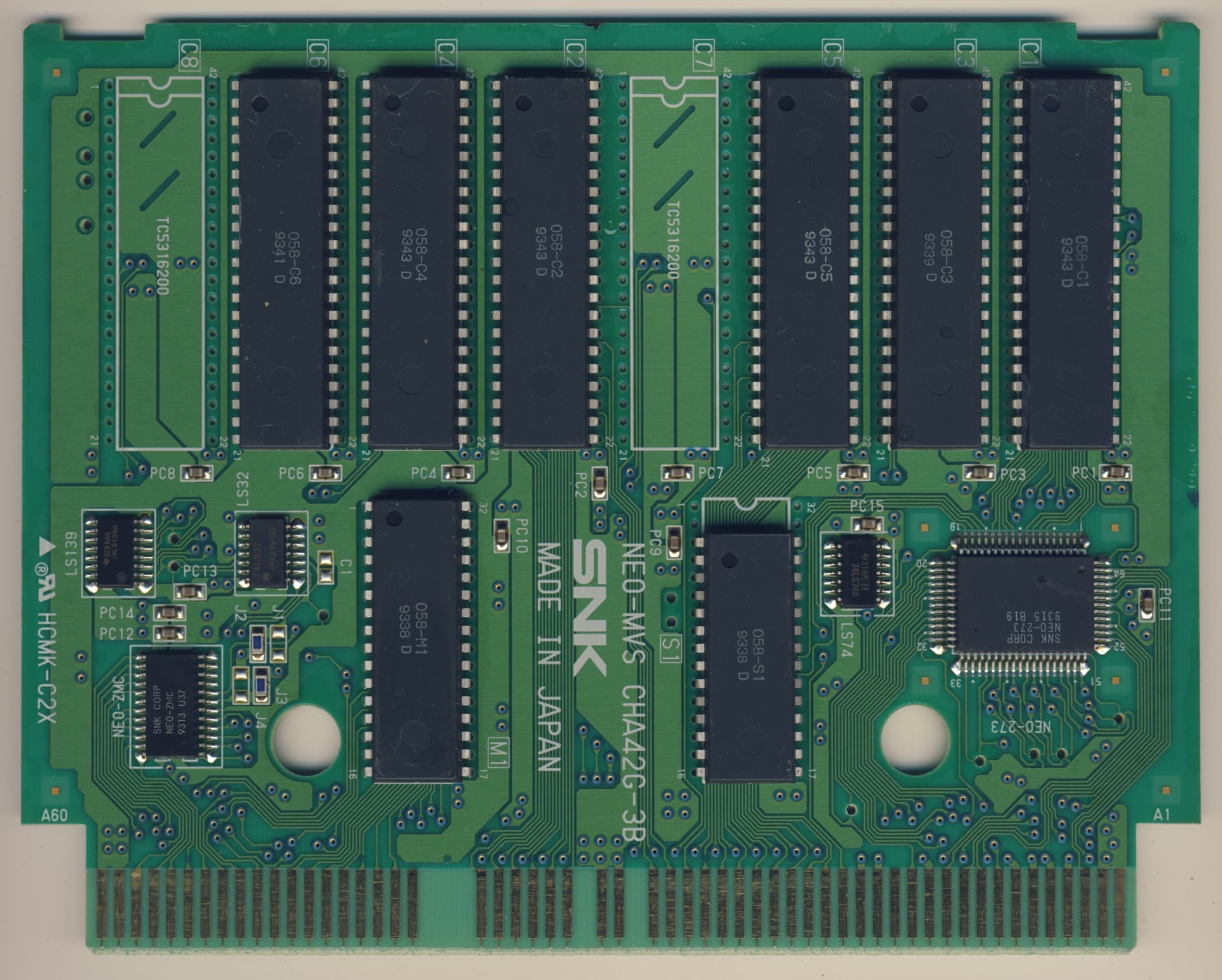 Fatal Fury Special — official PCB back
