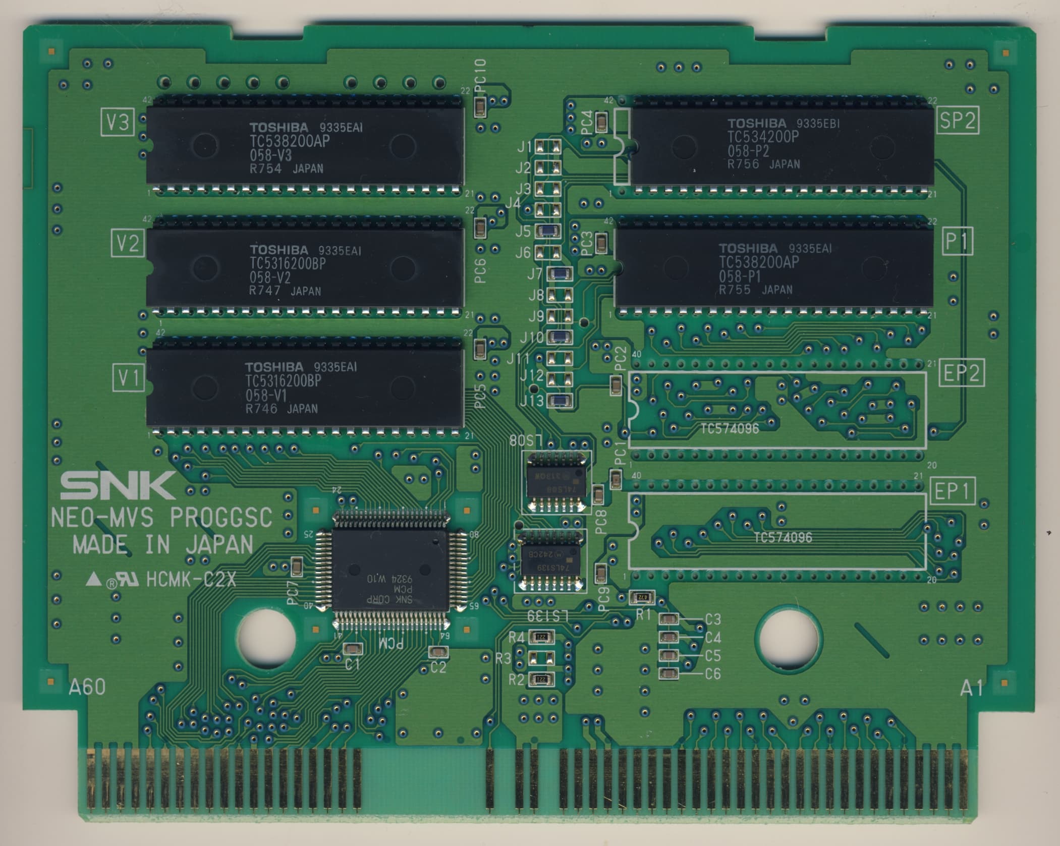 Fatal Fury Special — official PCB back