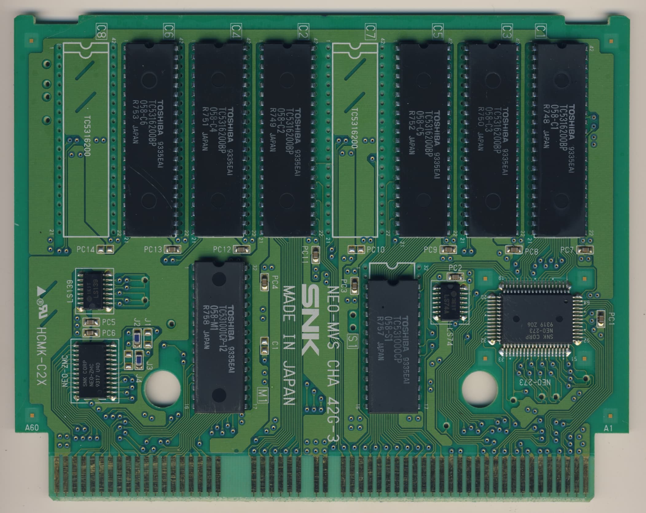 Fatal Fury Special — official PCB back