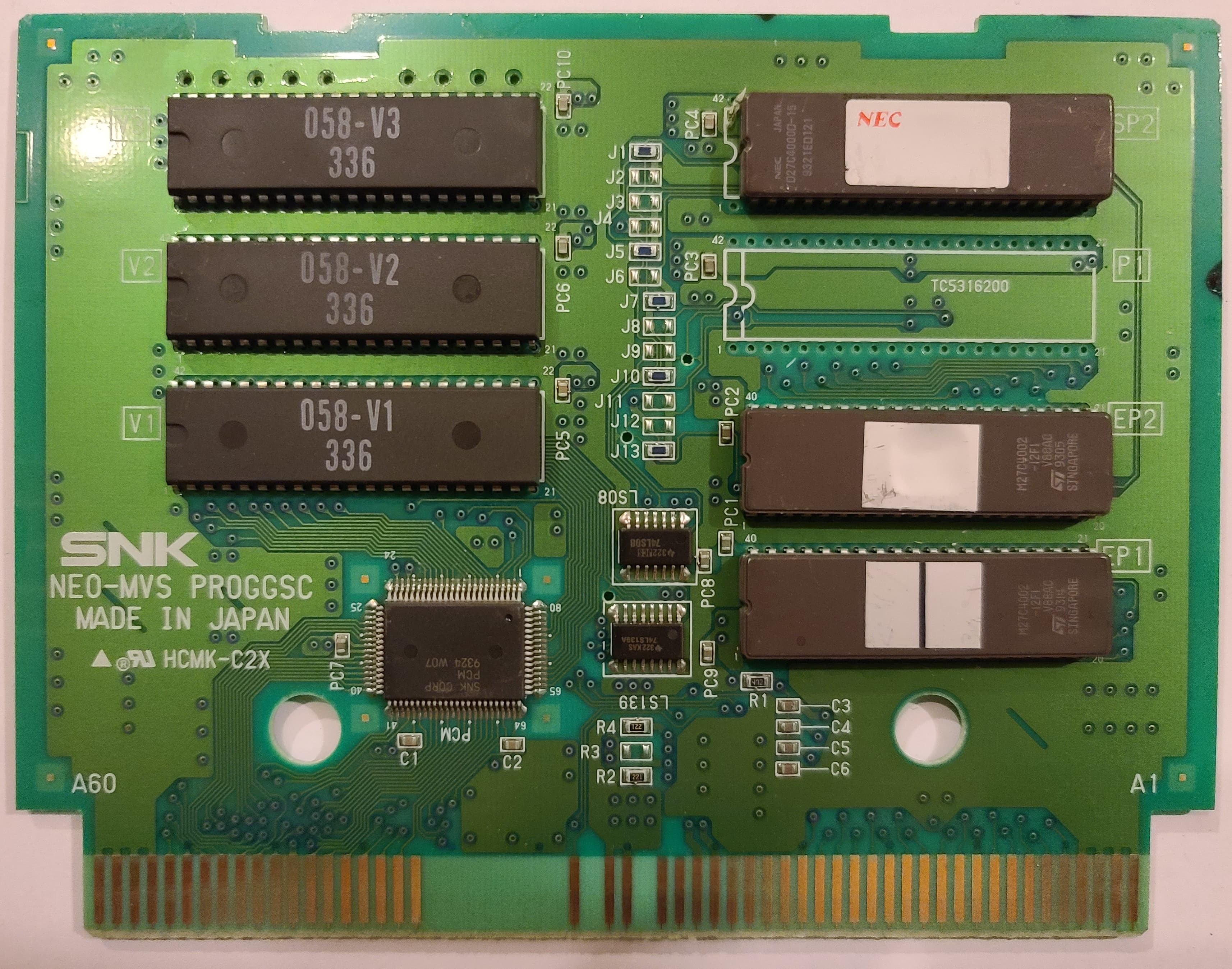 Fatal Fury Special — official PCB back