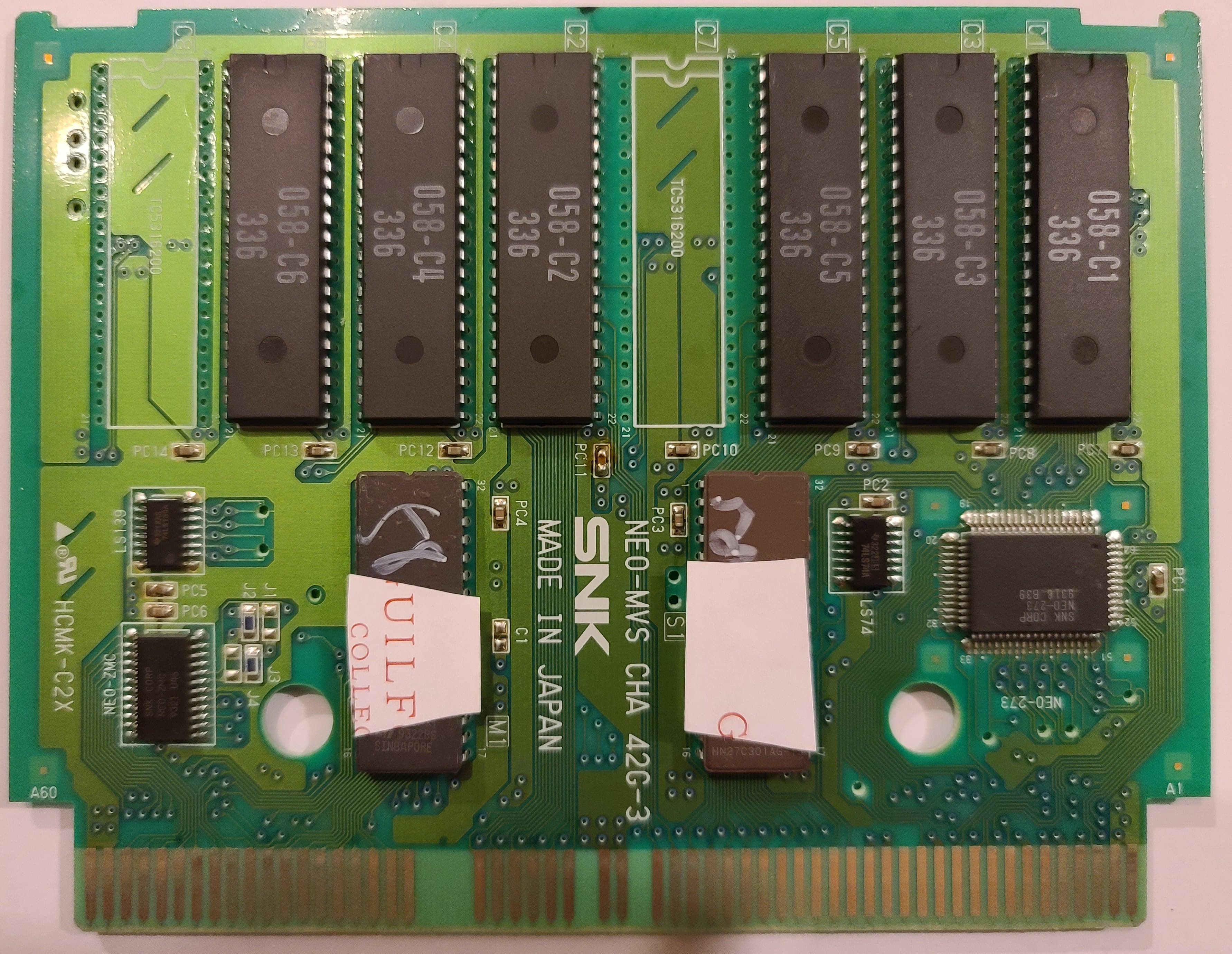 Fatal Fury Special — official PCB back