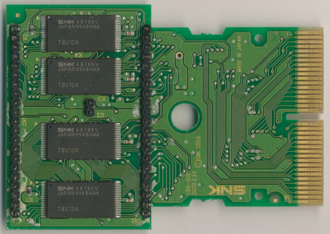 Garou: Mark of the Wolves — official PCB back