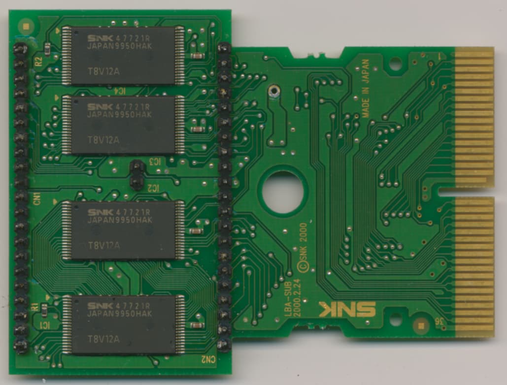 King of Fighters 2000 (2000) — official PCB back