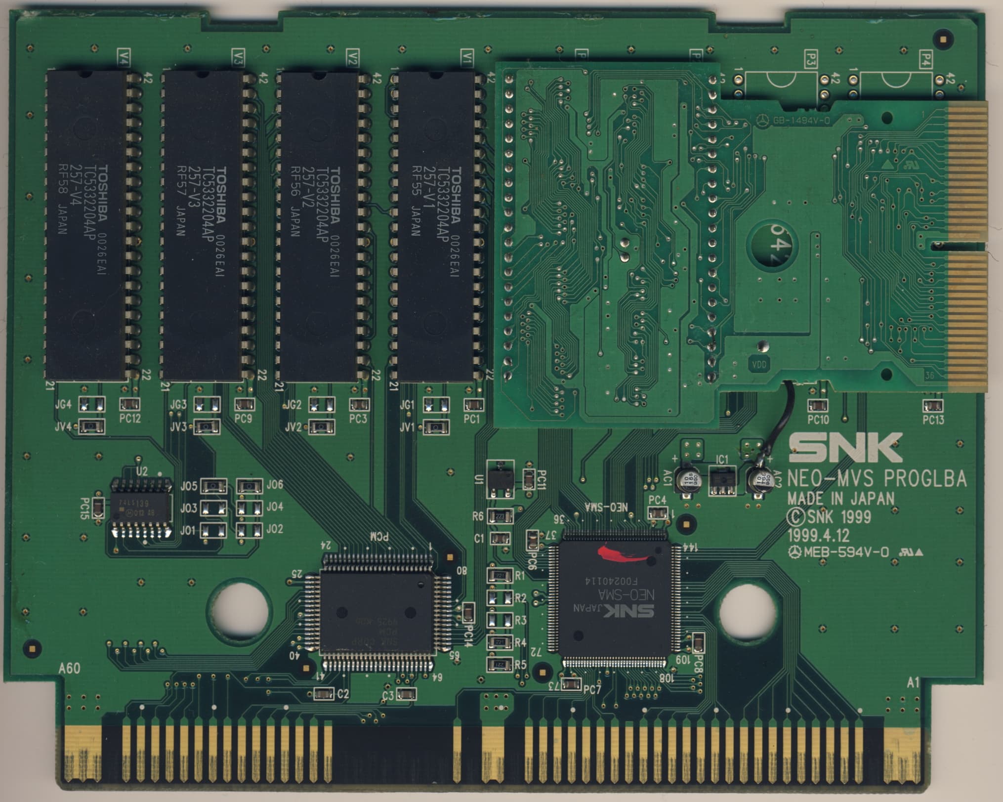 King of Fighters 2000 (2000) — official PCB front
