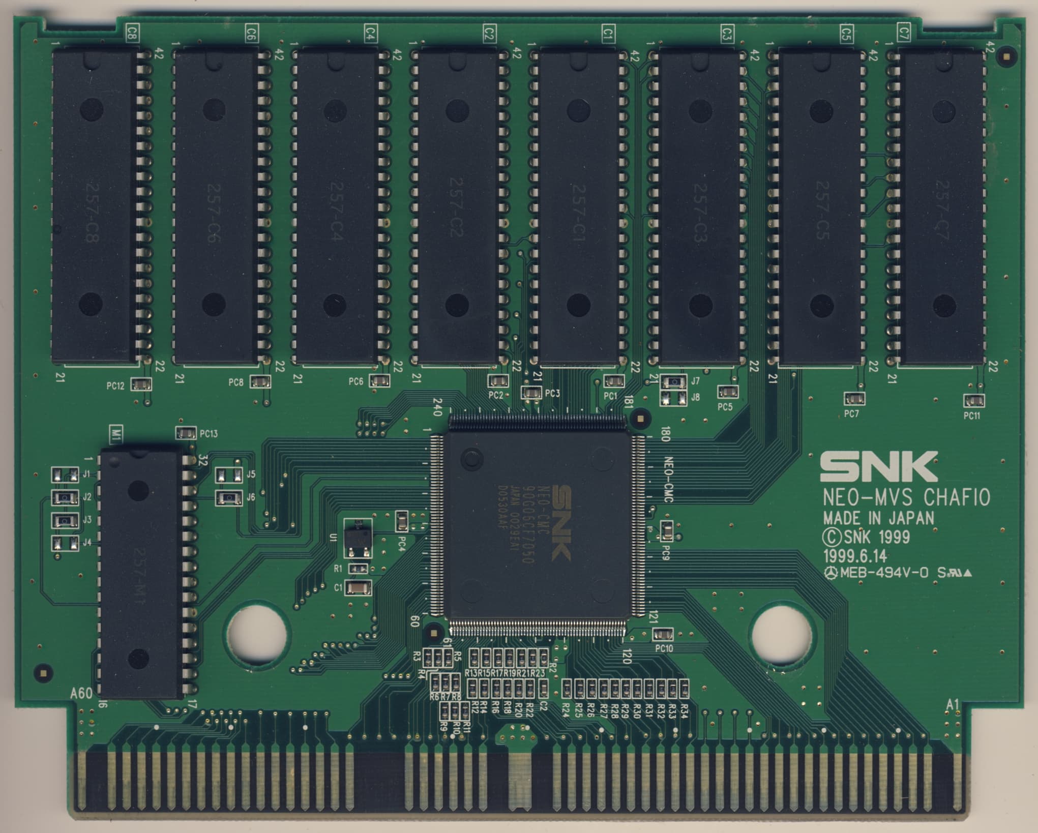King of Fighters 2000 (2000) — official PCB back