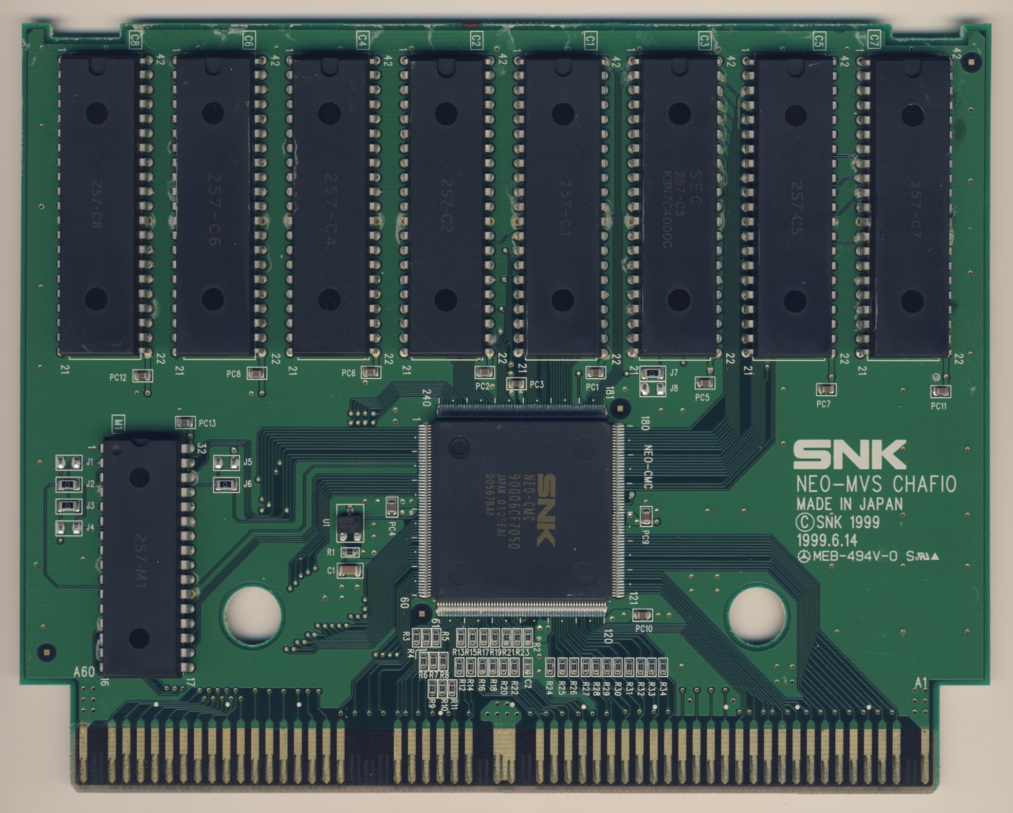 King of Fighters 2000 (2000) — official PCB back