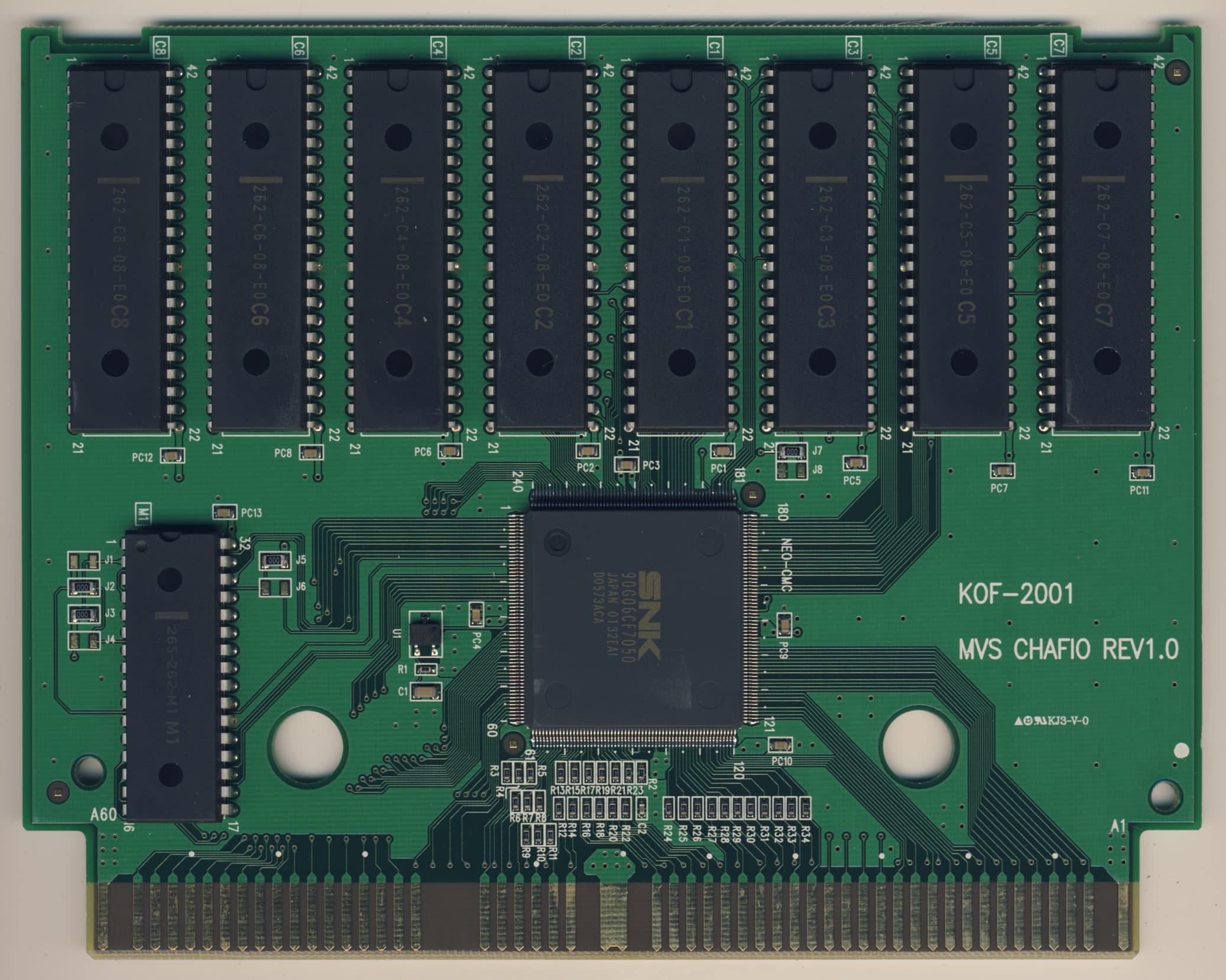 King of Fighters 2001 (2001) — official PCB back