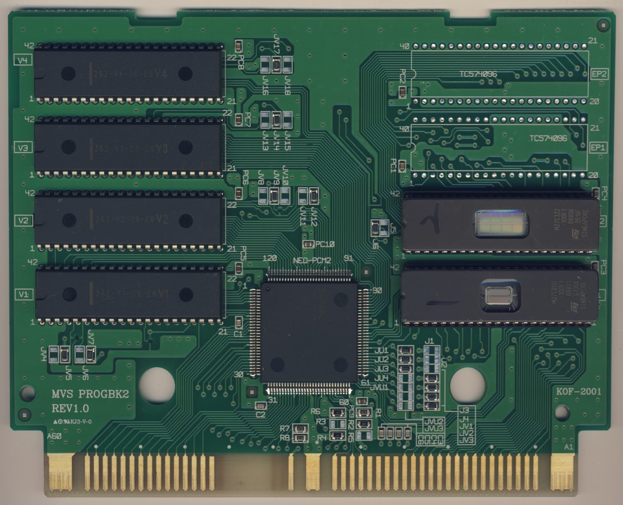 King of Fighters 2001 (2001) — official PCB back