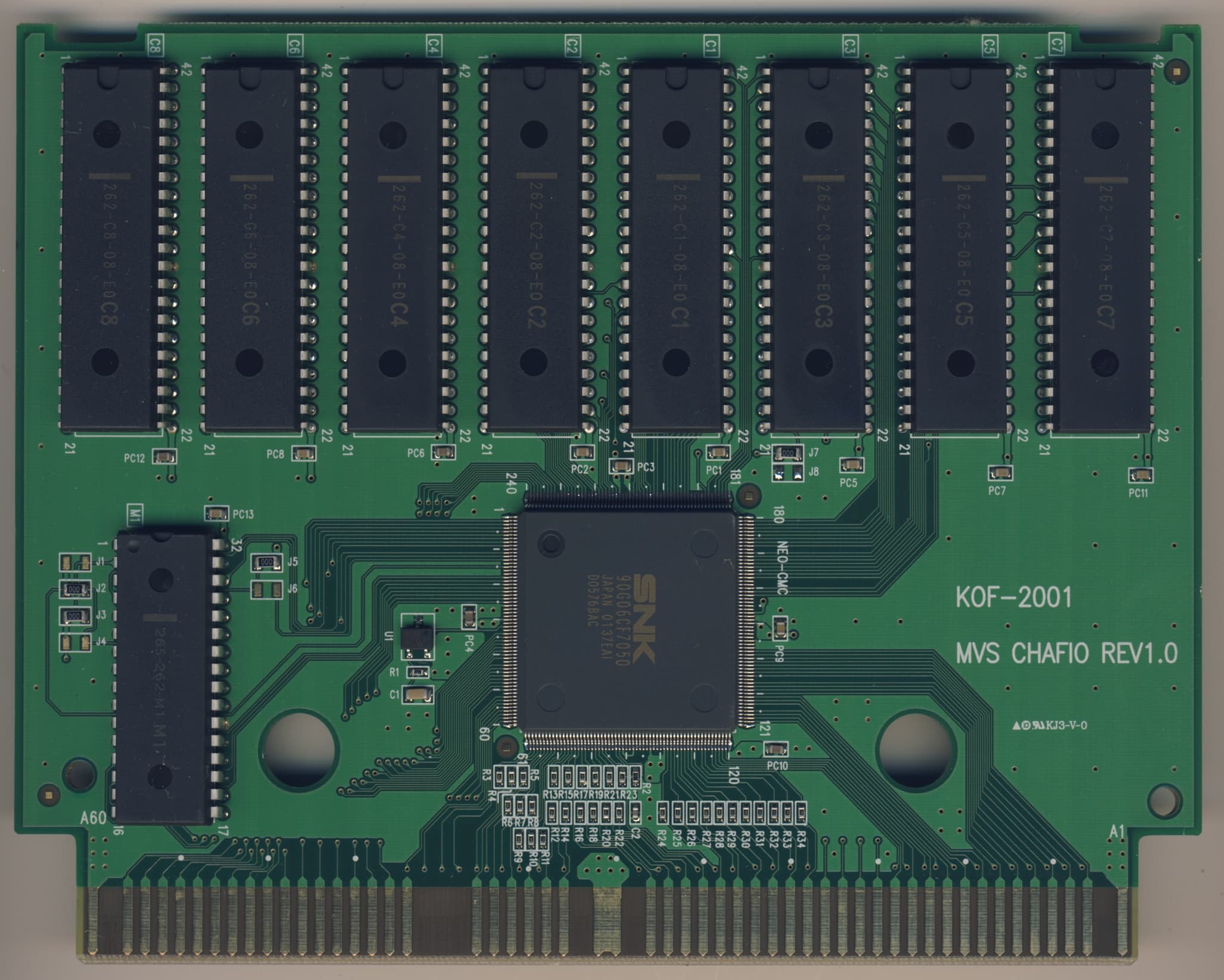 King of Fighters 2001 (2001) — official PCB back