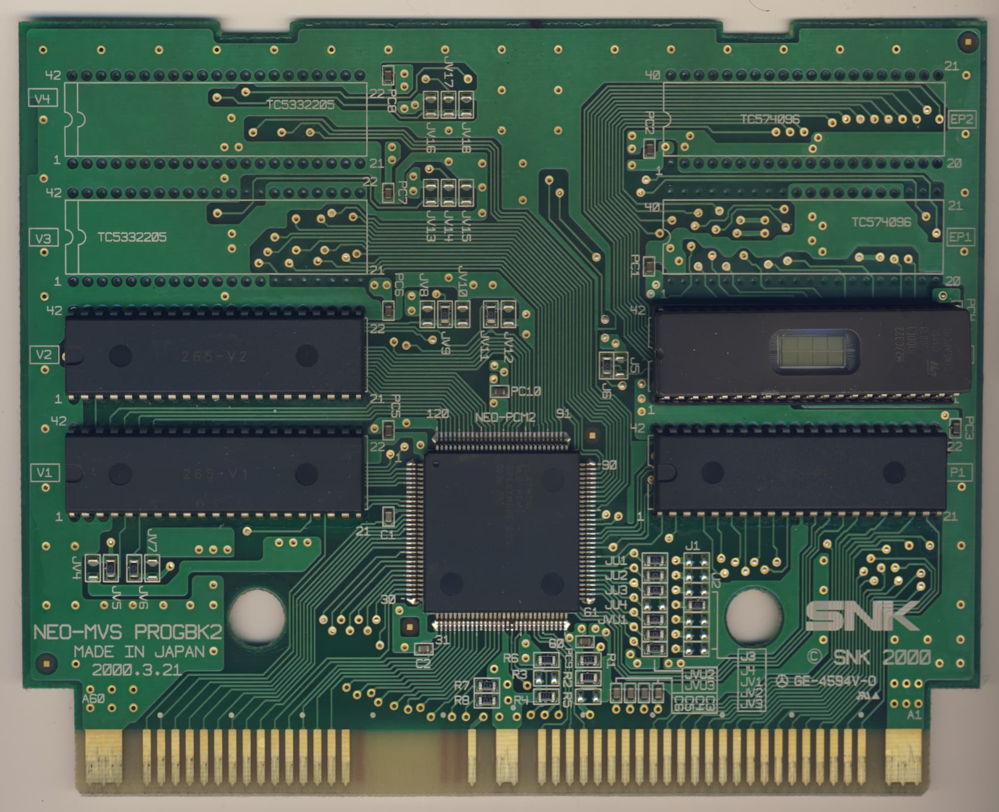 King of Fighters 2002 (2002) — official PCB back
