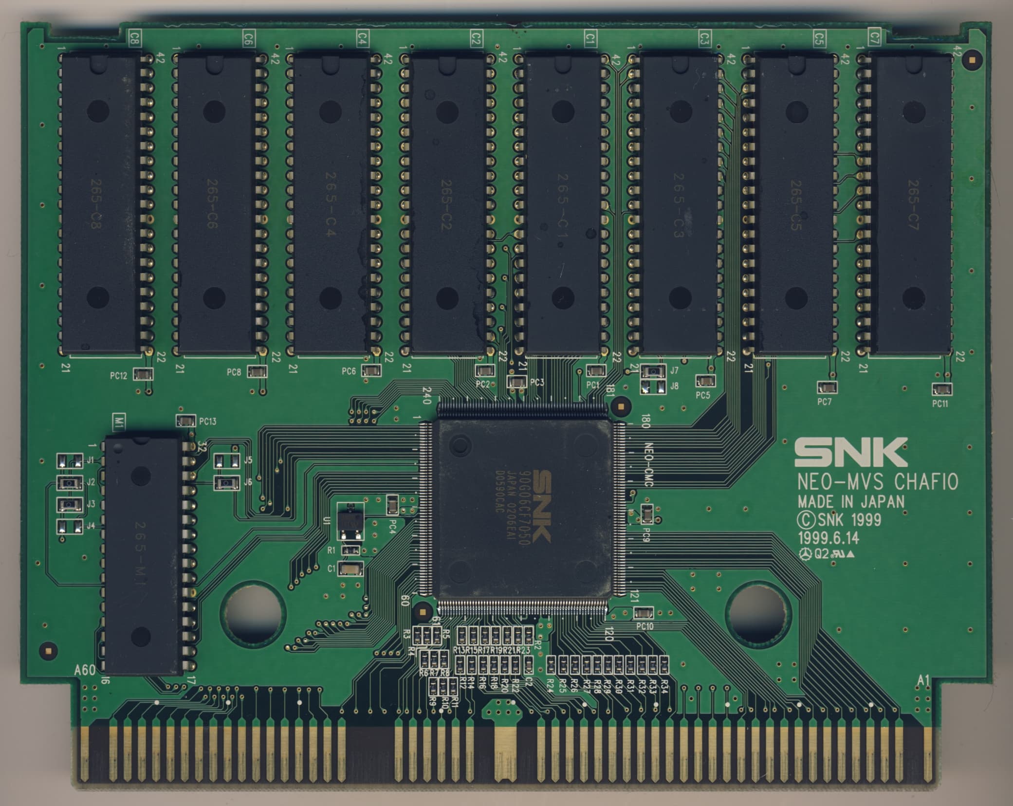 King of Fighters 2002 (2002) — official PCB back