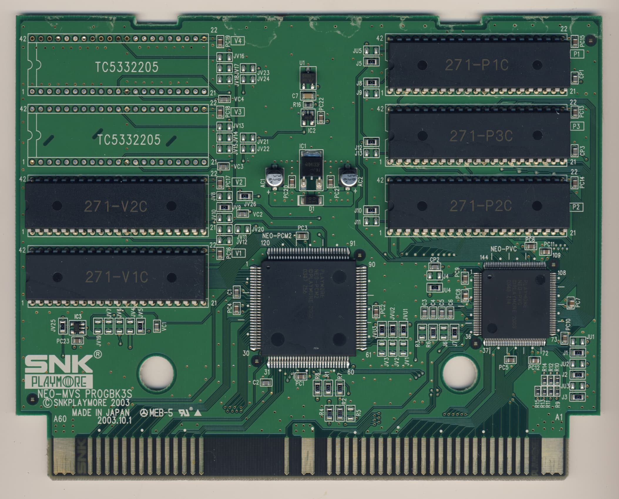 King of Fighters 2003 (2003) — official PCB back