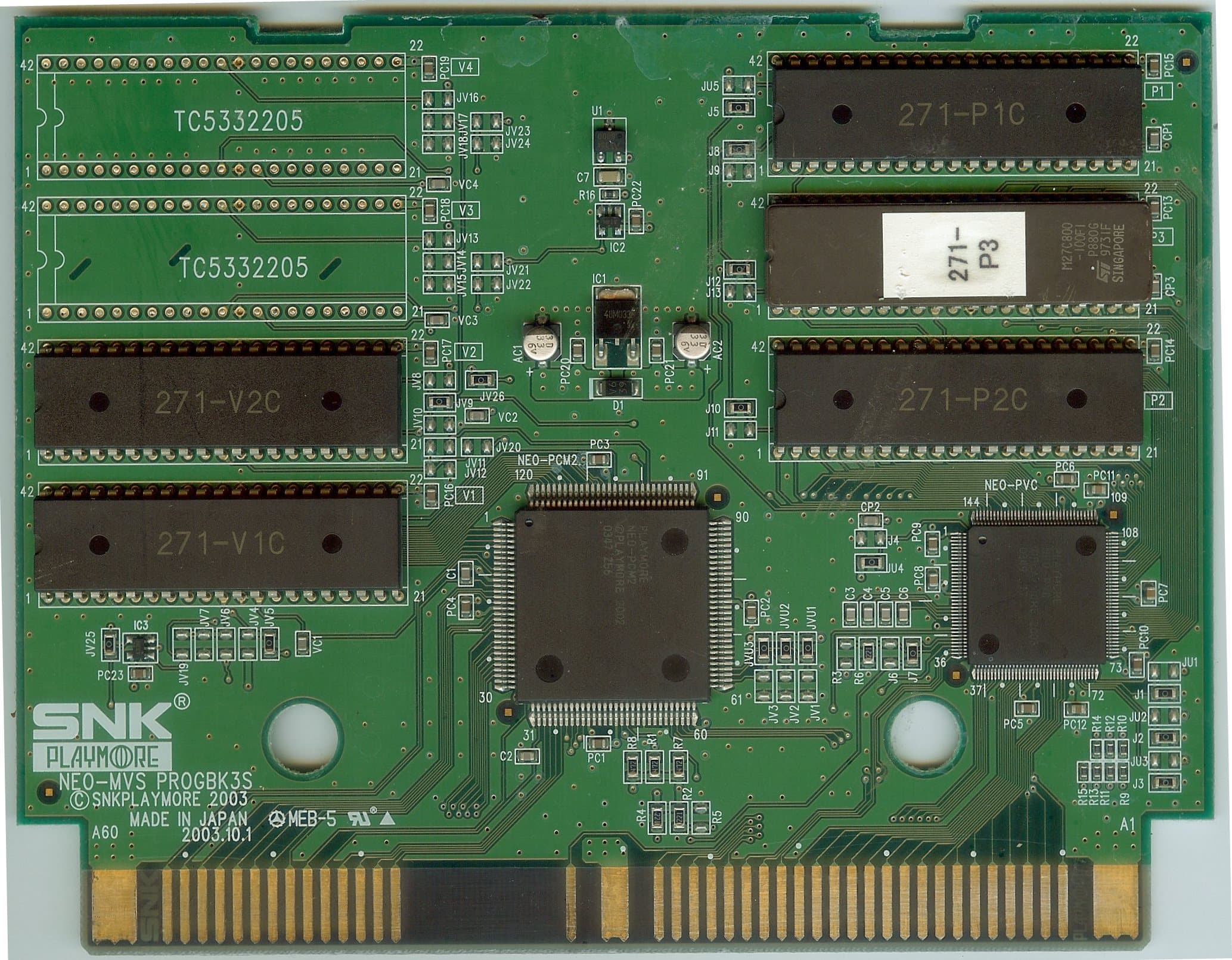King of Fighters 2003 (2003) — official PCB back