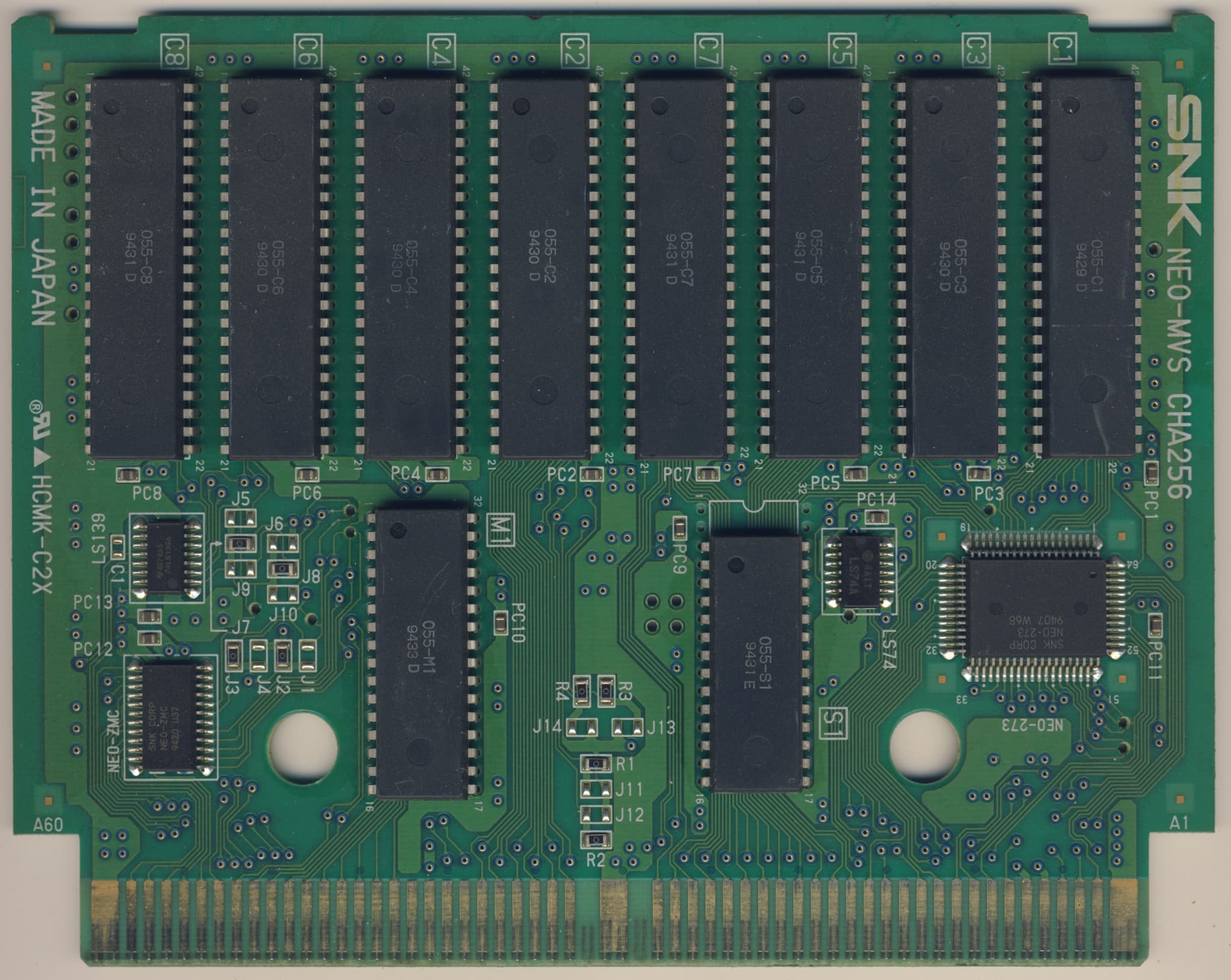 King of Fighters '94 — official PCB back
