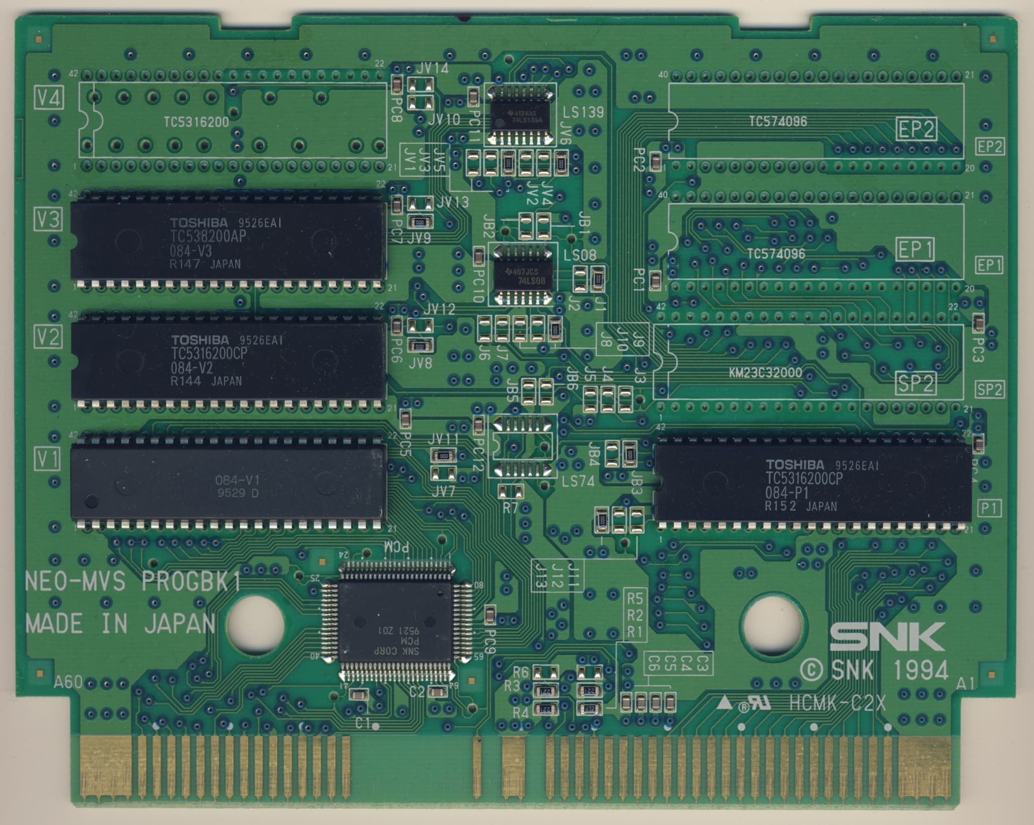 King of Fighters '95 — official PCB back