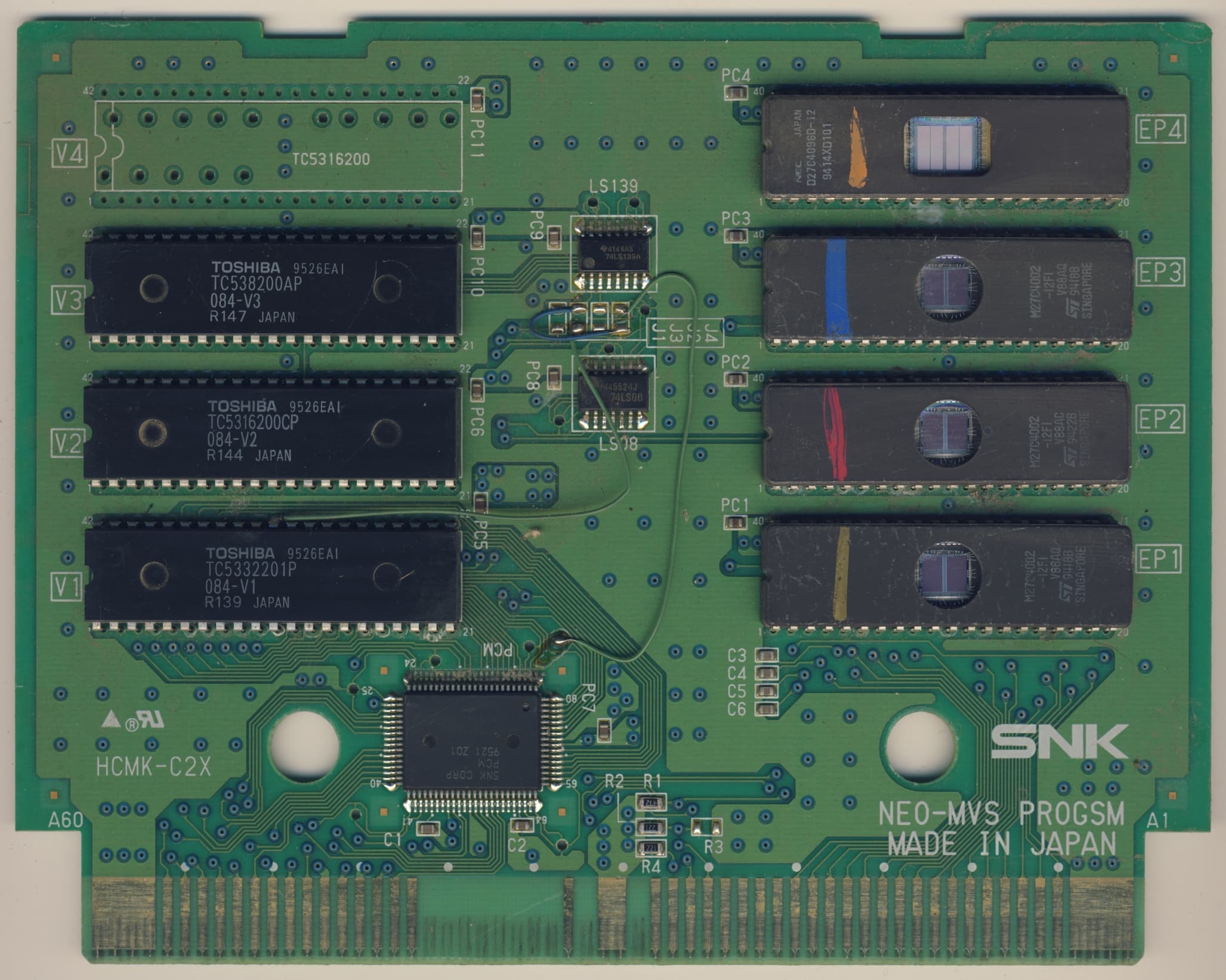 King of Fighters '95 — official PCB back