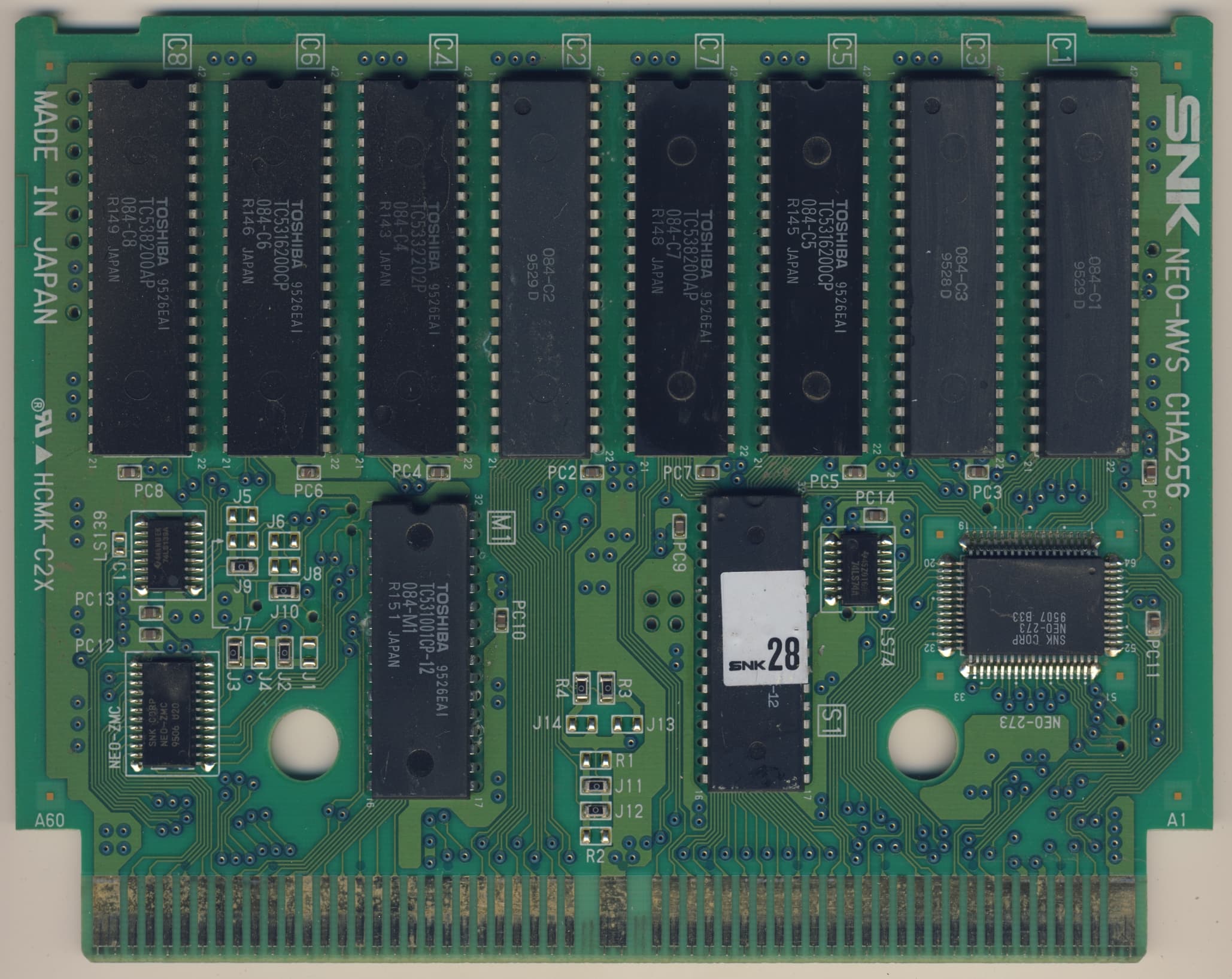 King of Fighters '95 — official PCB back