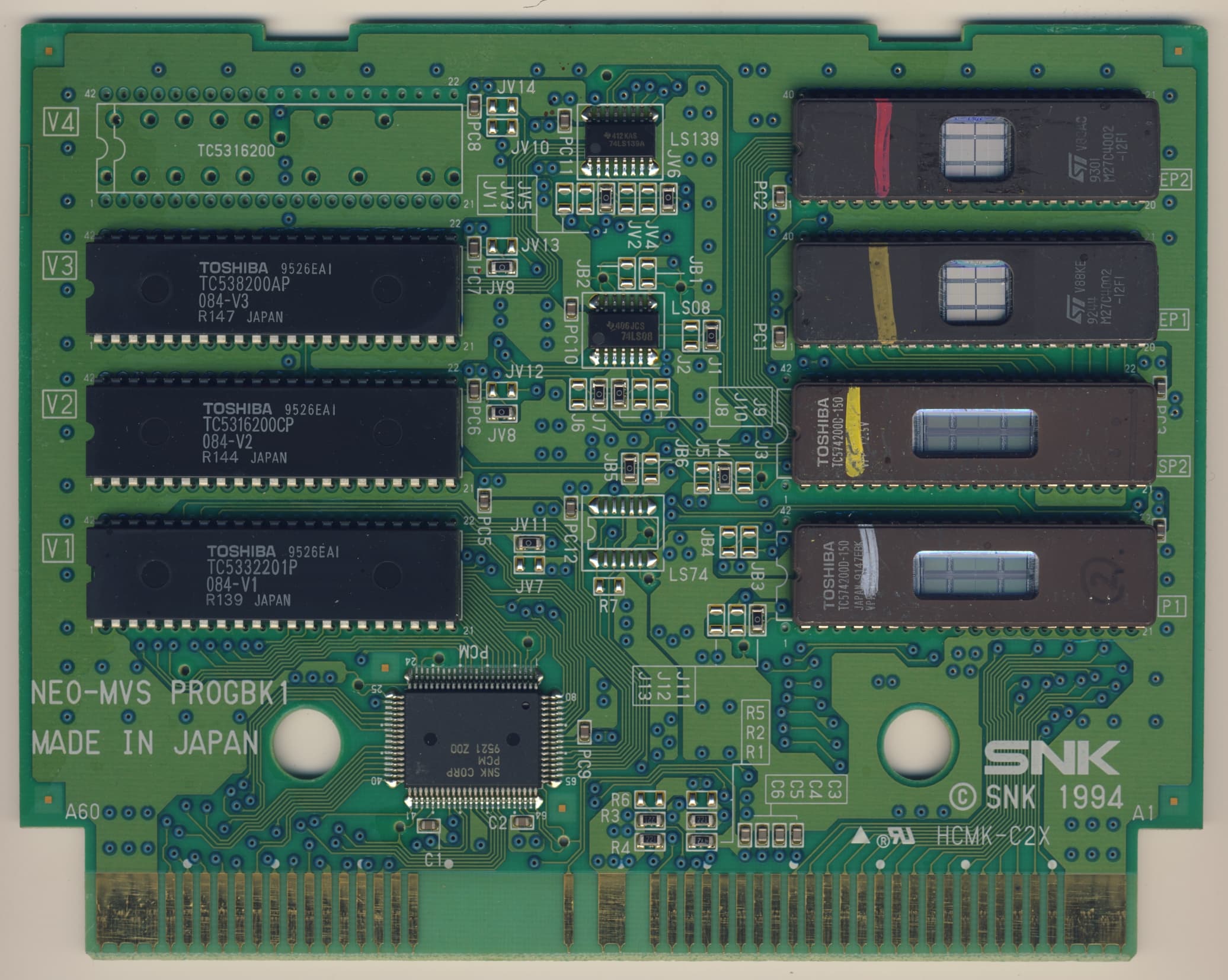 King of Fighters '95 — official PCB back