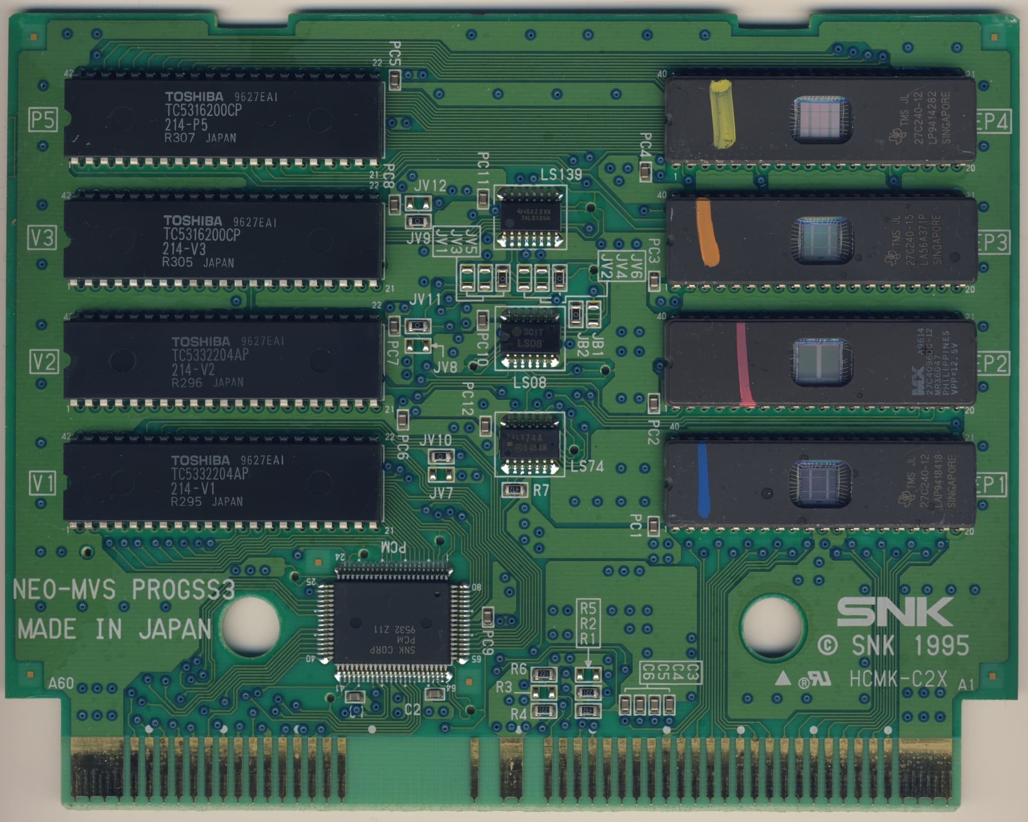 King of Fighters '96 — official PCB back
