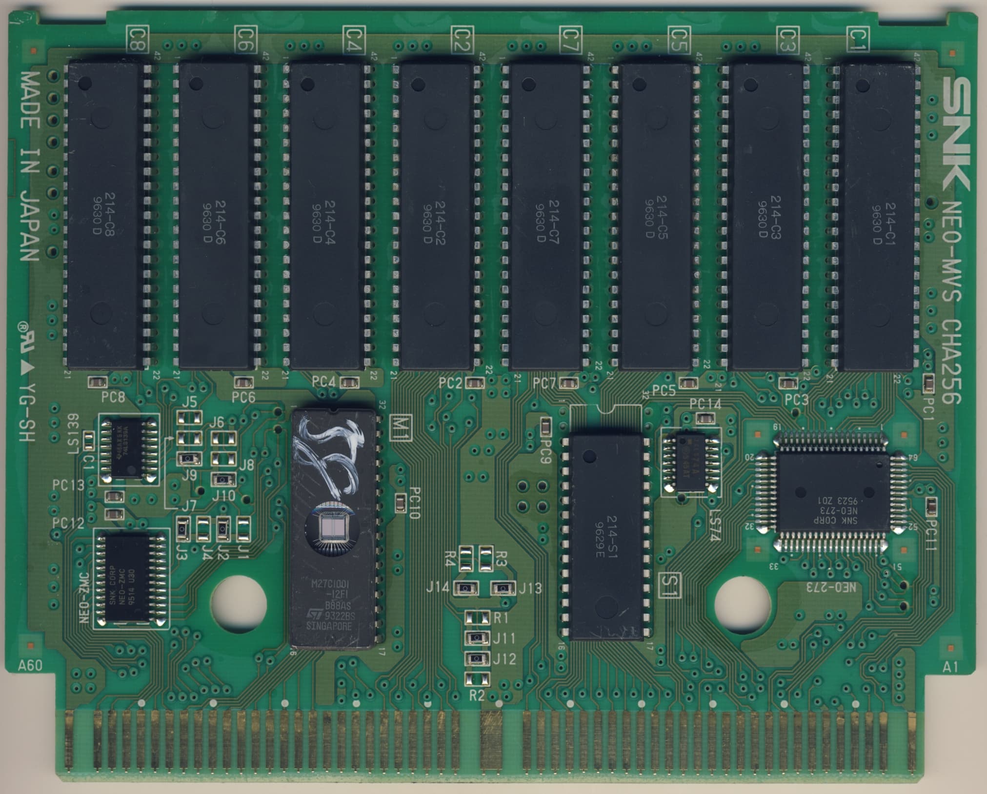 King of Fighters '96 — official PCB back