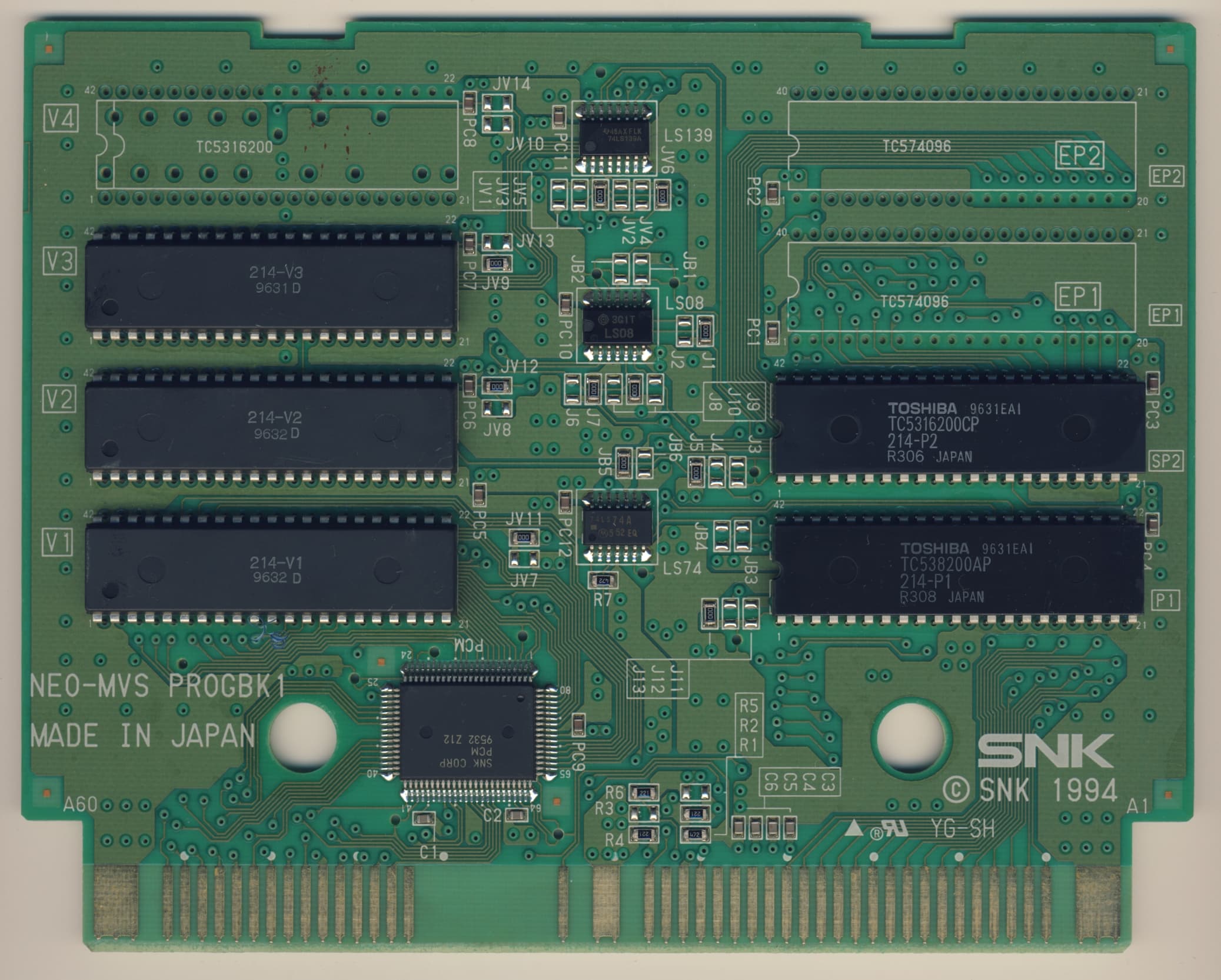 King of Fighters '96 — official PCB back