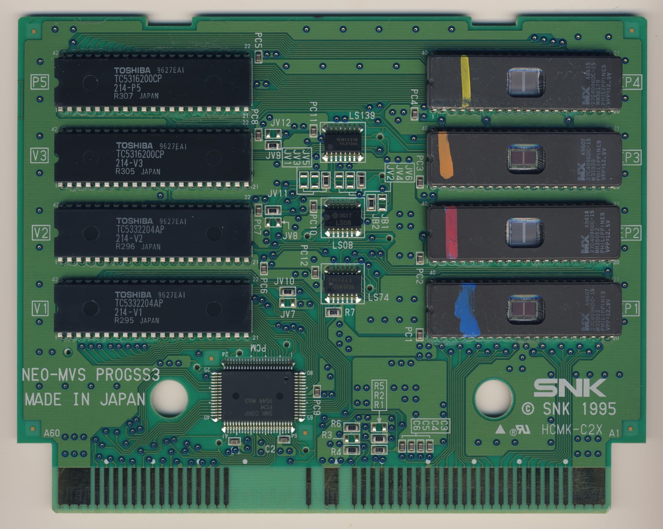King of Fighters '96 — official PCB back