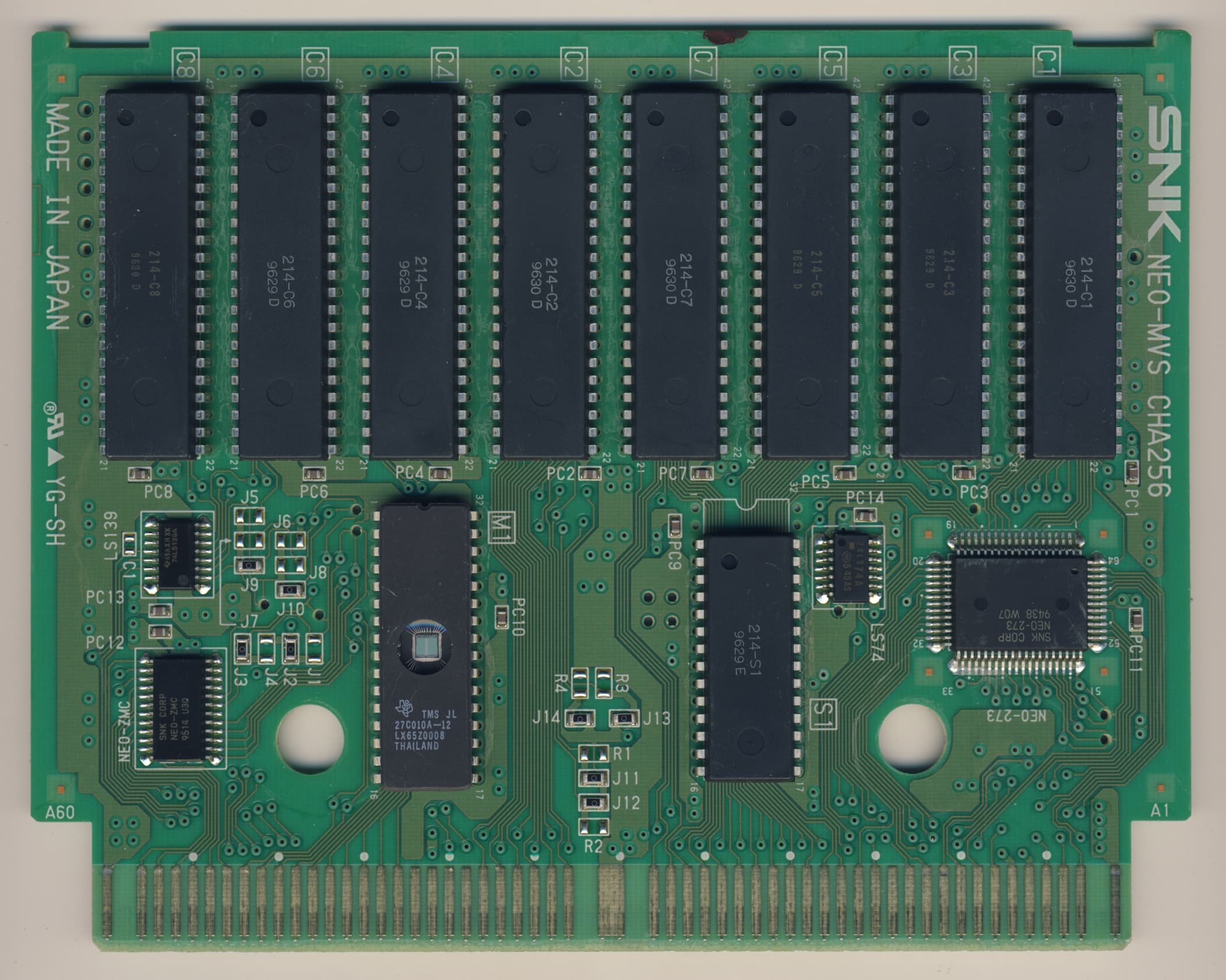 King of Fighters '96 — official PCB back