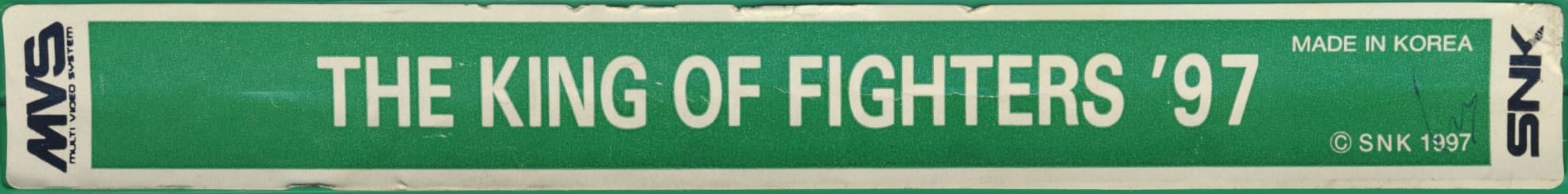King of Fighters '97 — official cart label