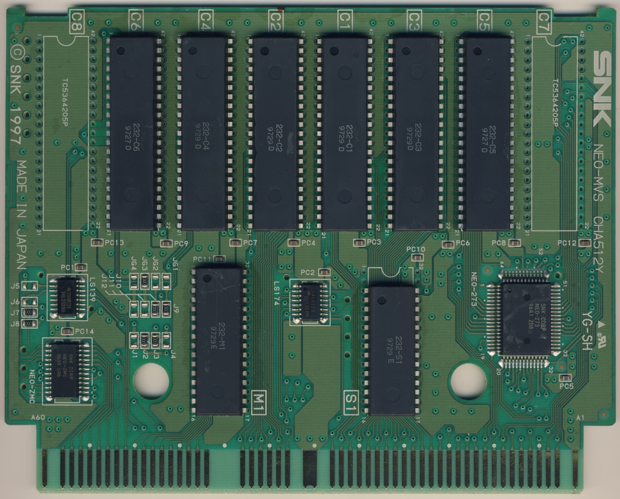 King of Fighters '97 — official PCB back