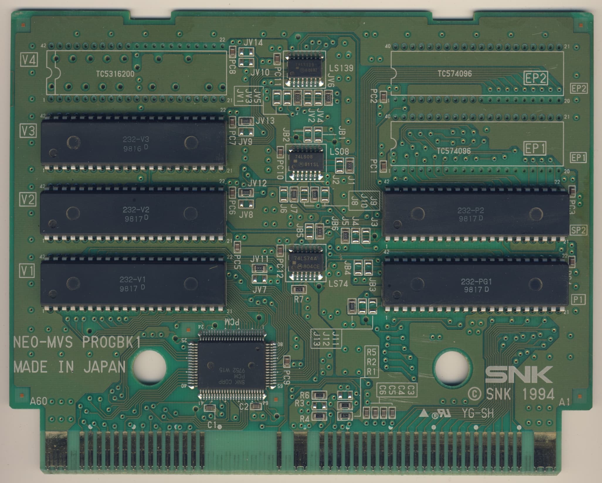 King of Fighters '97 — official PCB back